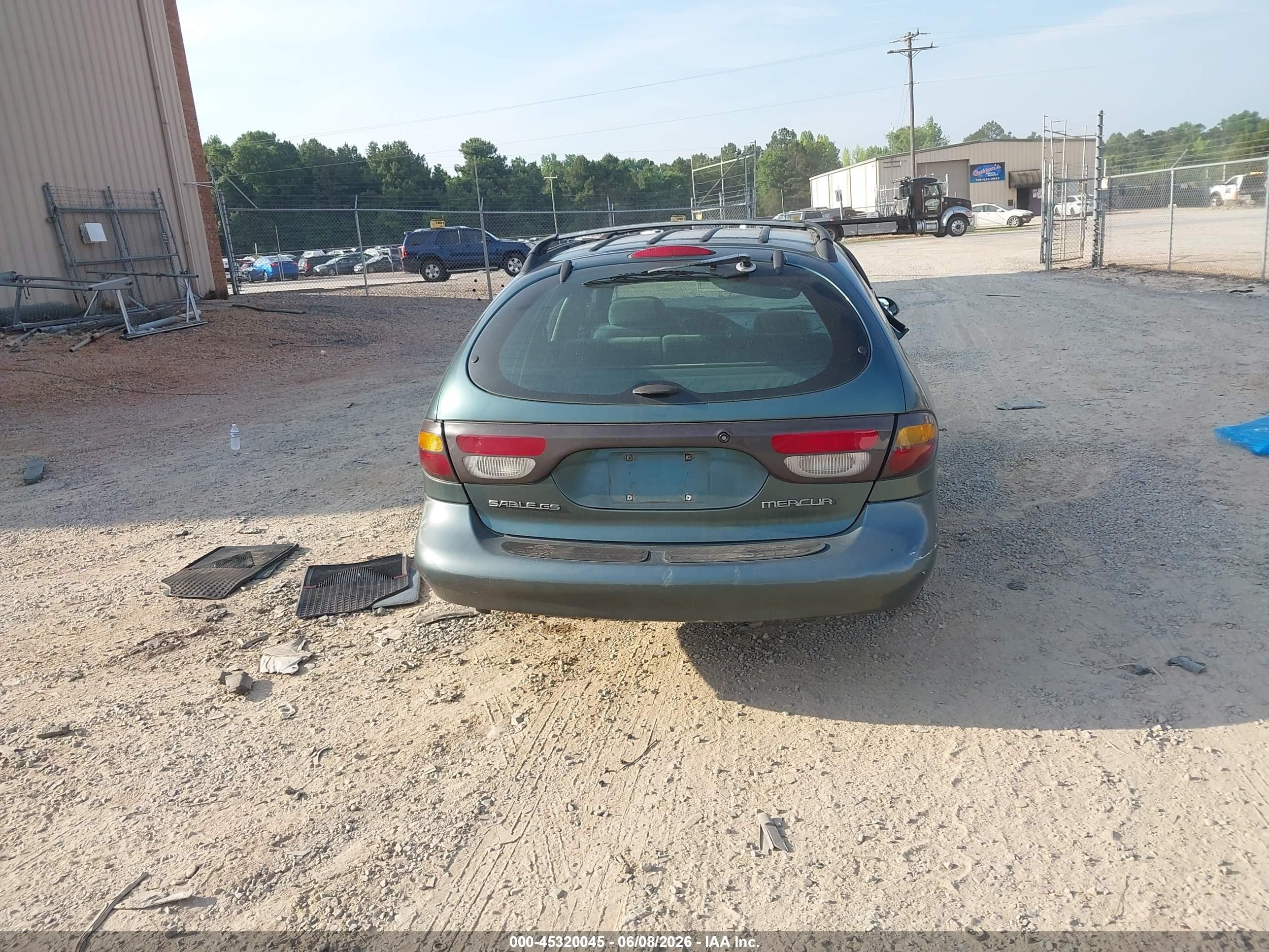 1996 Mercury Sable Gs Green vin: 1MELM55U3TA604715