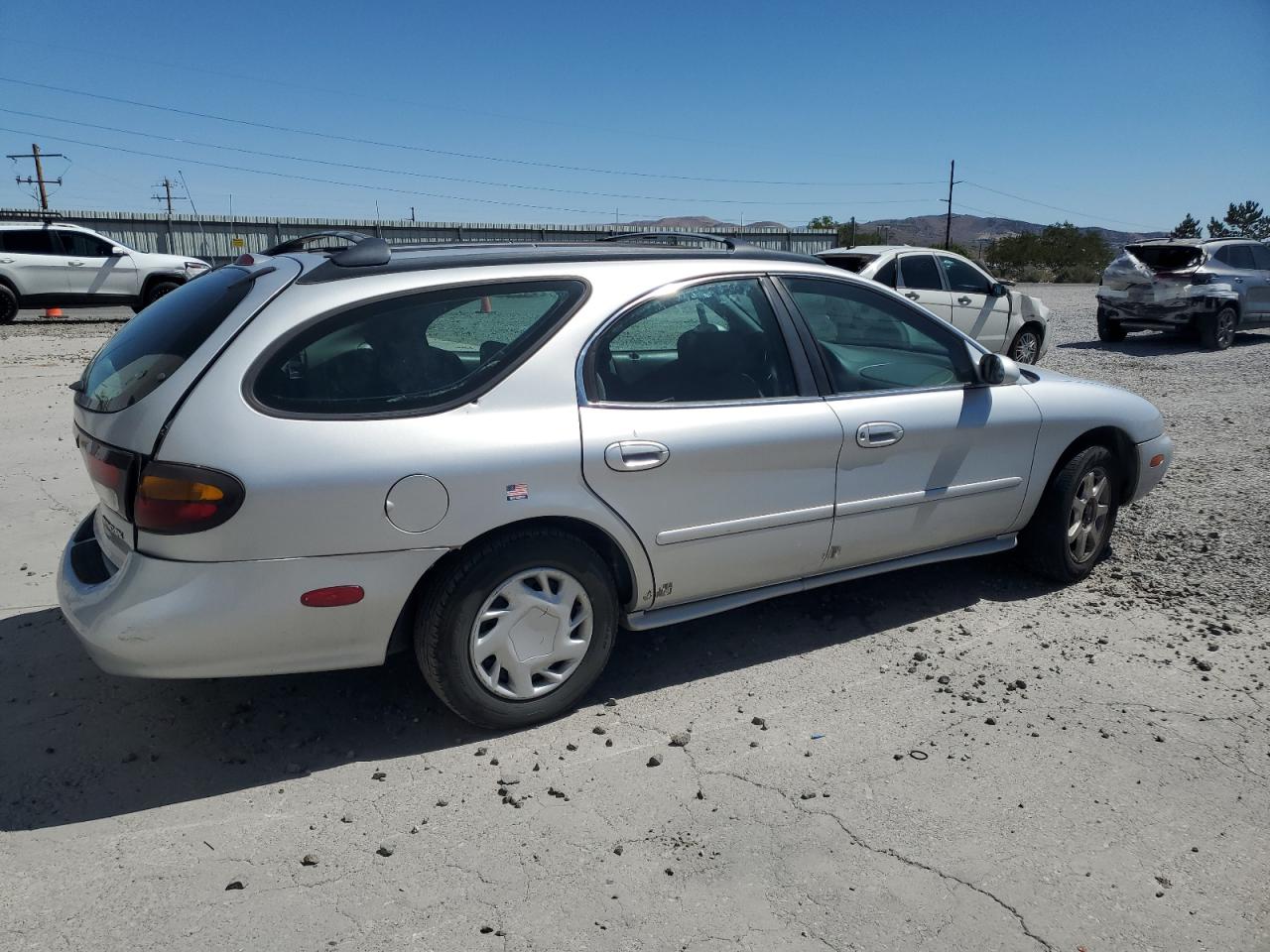 1997 Mercury Sable Gs Silver vin: 1MELM55U3VG621580