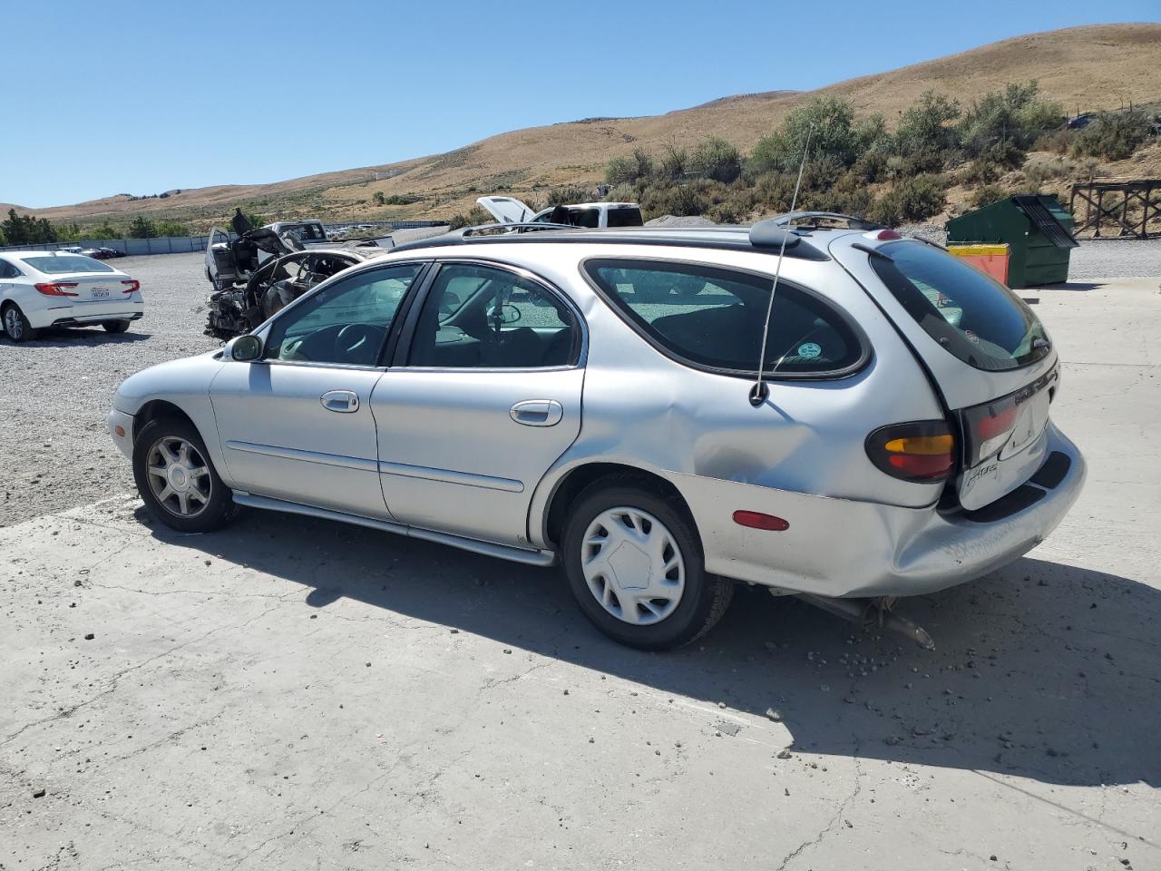 1997 Mercury Sable Gs Silver vin: 1MELM55U3VG621580