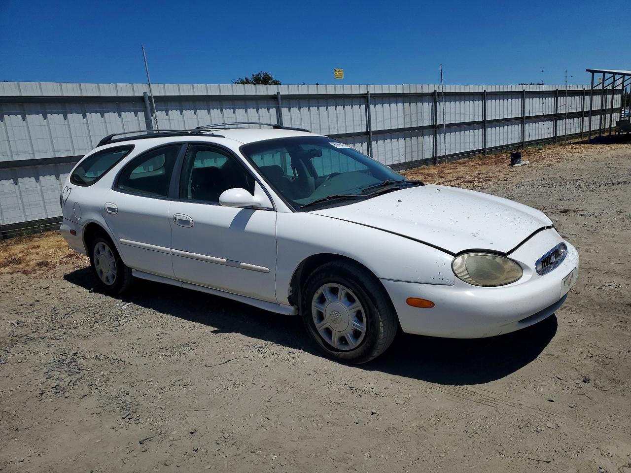 1997 Mercury Sable Gs White vin: 1MELM55U6VA605747