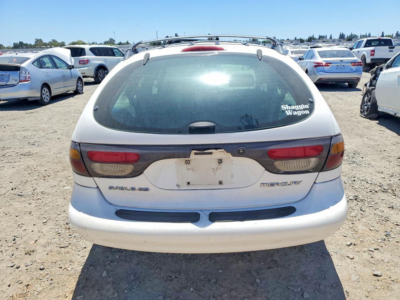 1997 Mercury Sable Gs White vin: 1MELM55U6VA605747