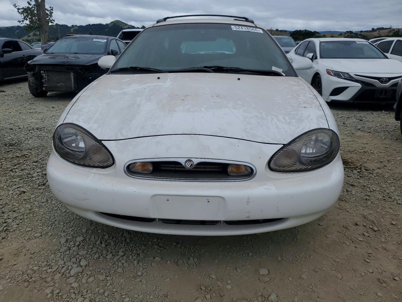 1997 Mercury Sable Gs White vin: 1MELM55UXVG616649