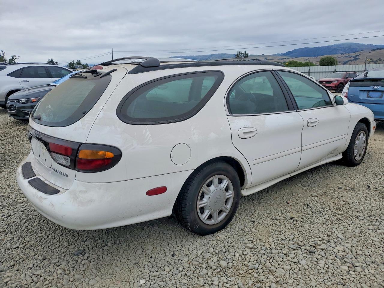 1997 Mercury Sable Gs White vin: 1MELM55UXVG616649