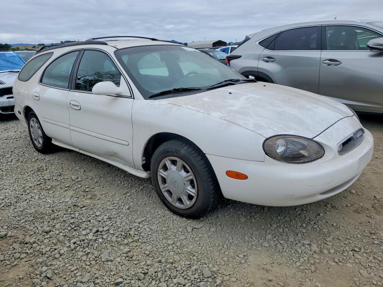 1997 Mercury Sable Gs White vin: 1MELM55UXVG616649