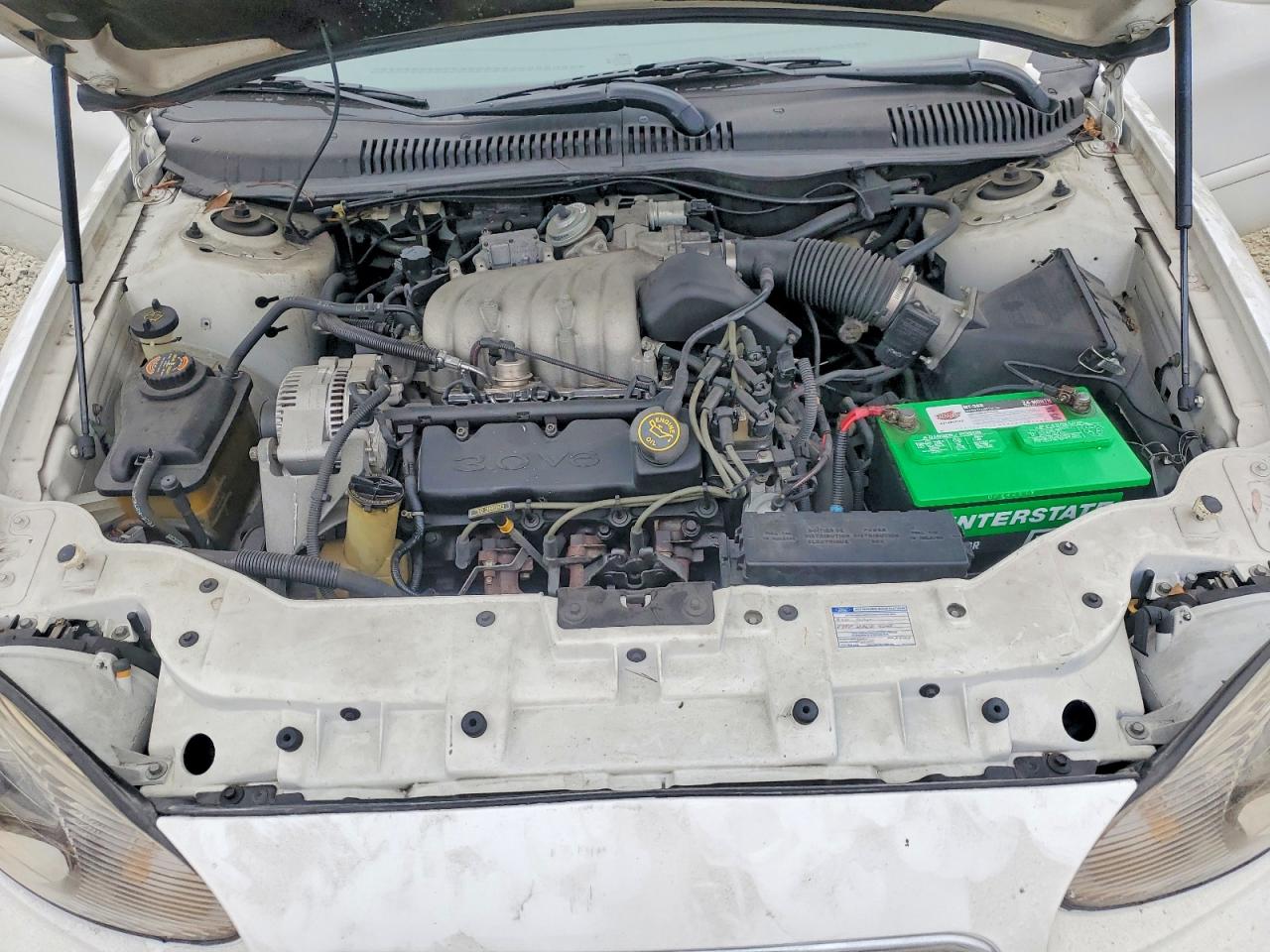 1997 Mercury Sable Gs White vin: 1MELM55UXVG616649