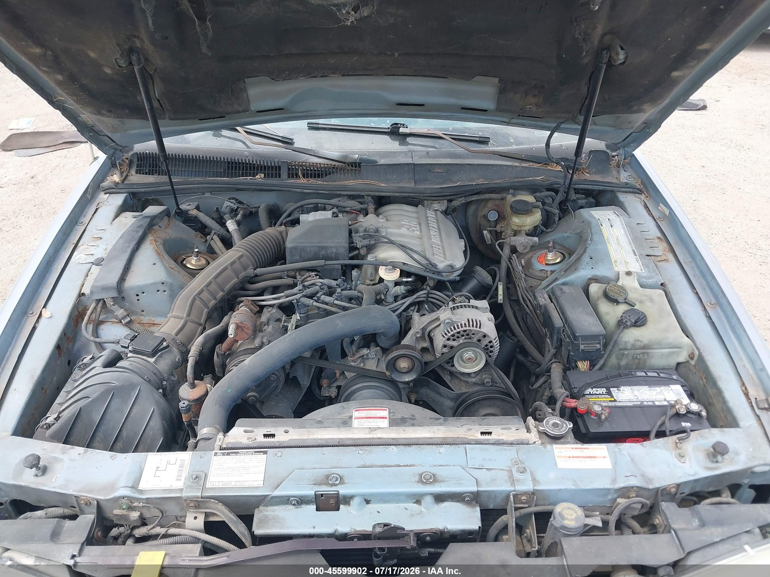 1996 Mercury Cougar Xr7 Silver vin: 1MELM6240TH621991
