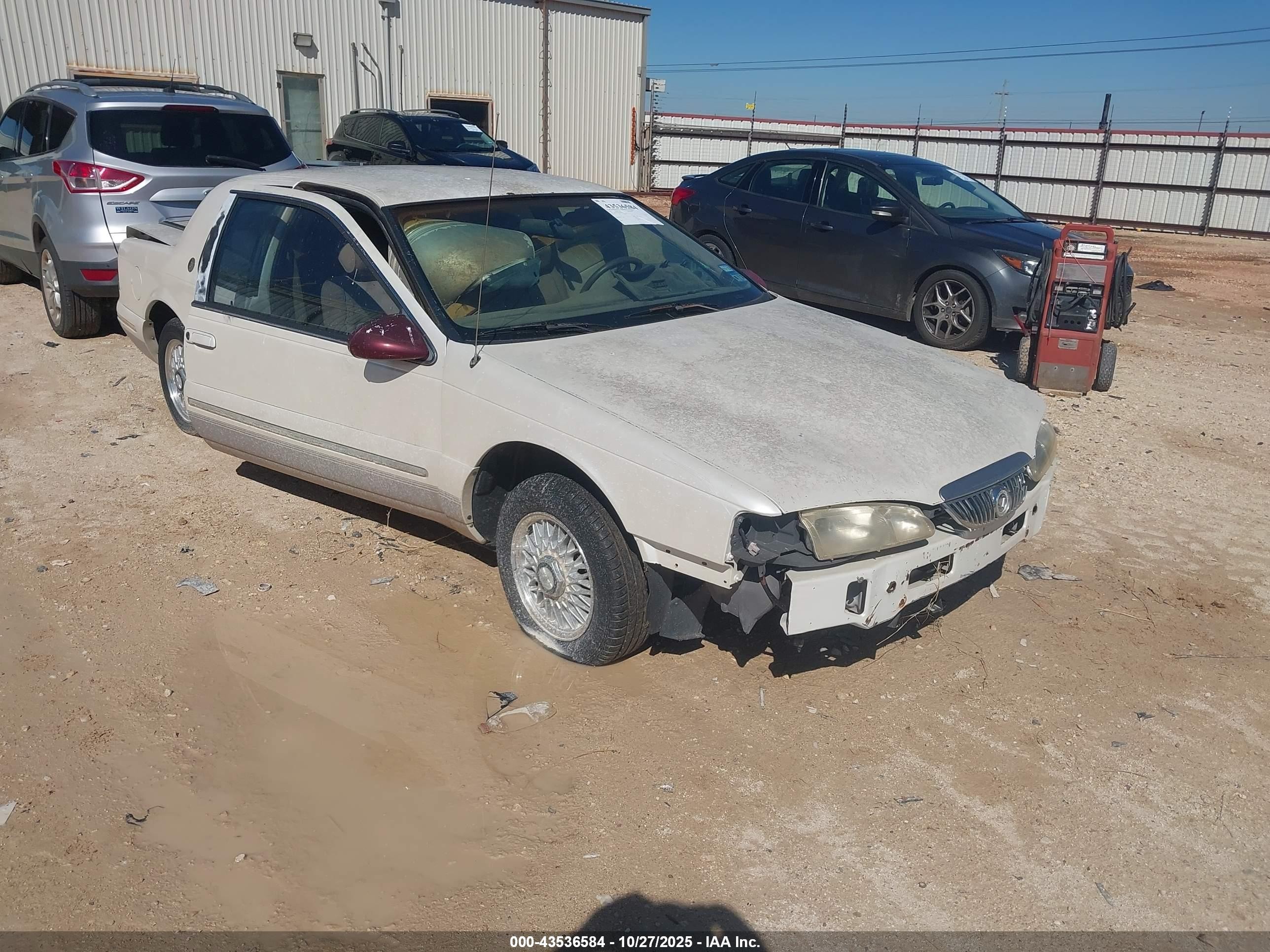 1997 Mercury Cougar Xr7 White vin: 1MELM6243VH602967