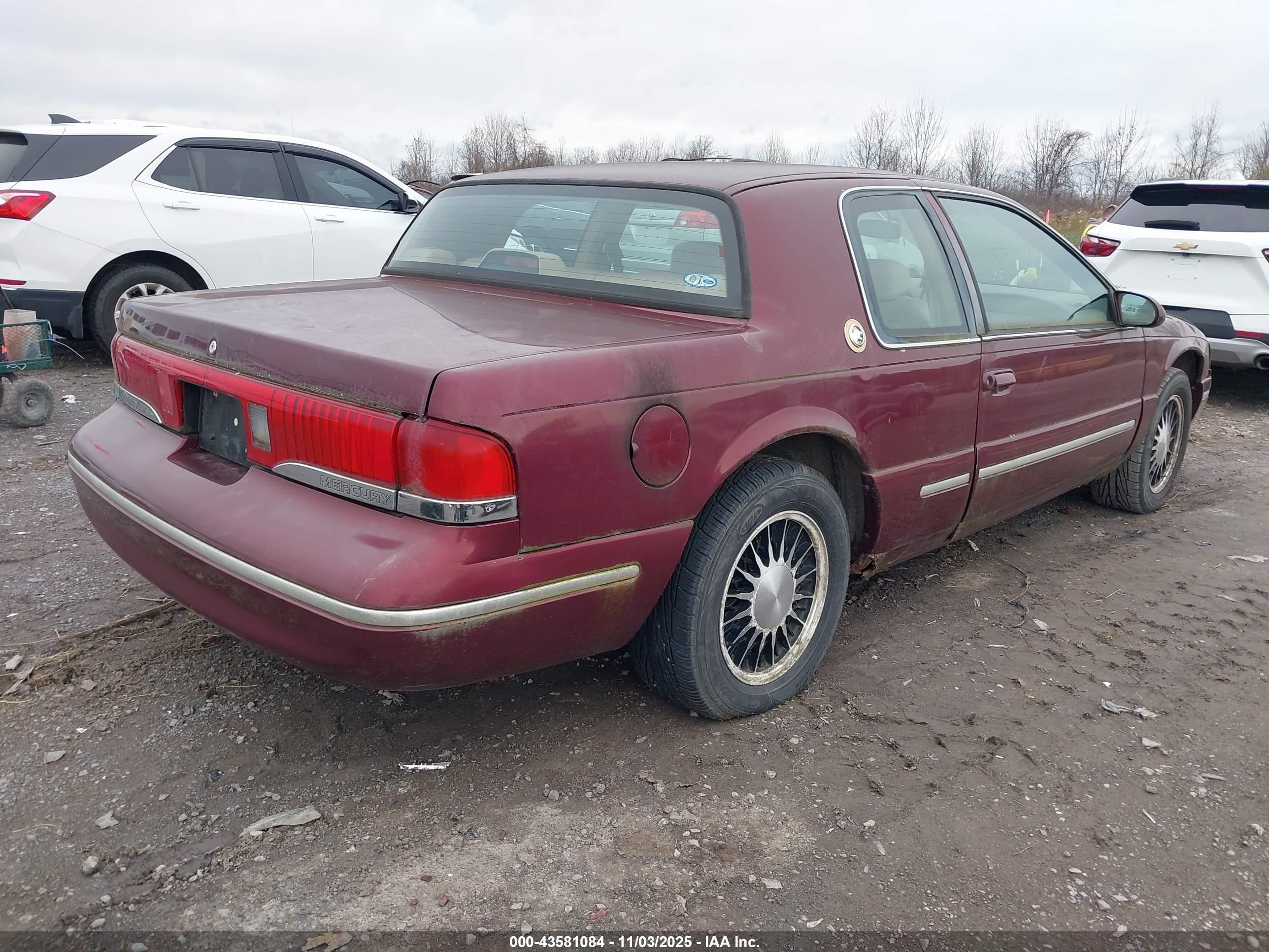 1997 Mercury Cougar Xr7 Red vin: 1MELM62W0VH609571