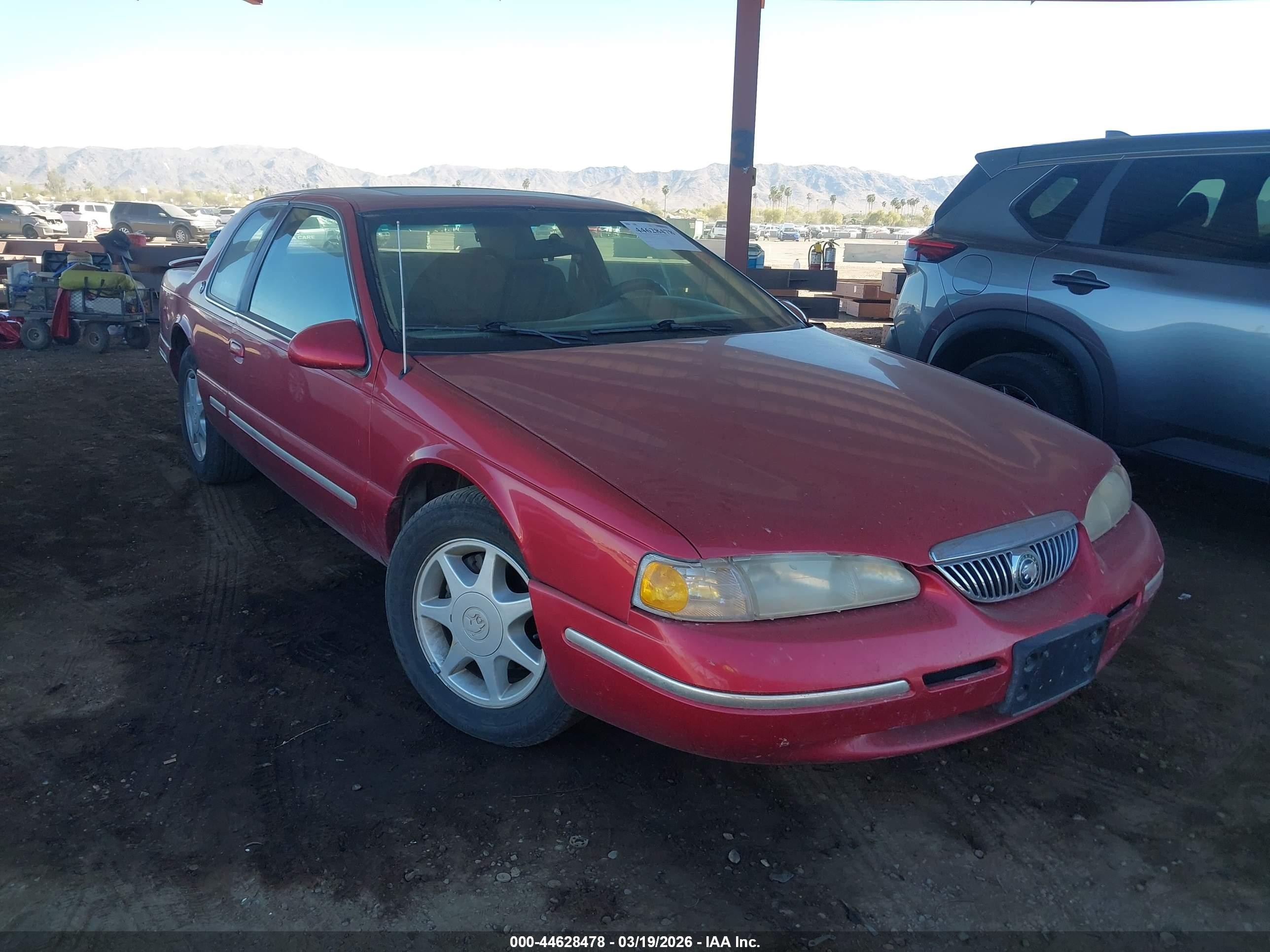 1997 Mercury Cougar Xr7 Red vin: 1MELM62W0VH610476