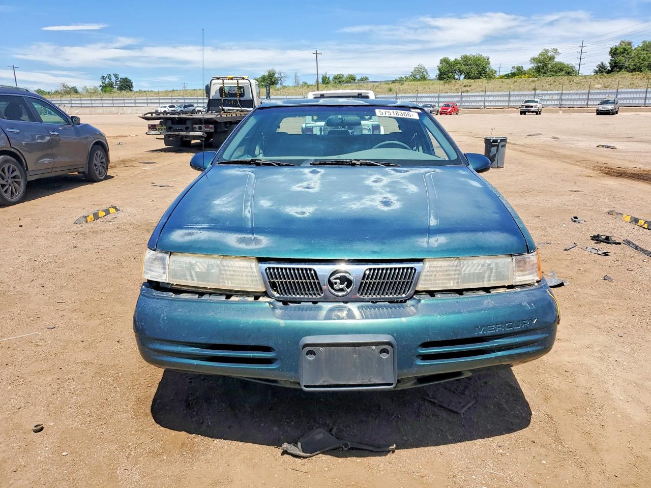 1995 Mercury Cougar Xr7 Green vin: 1MELM62W1SH654885