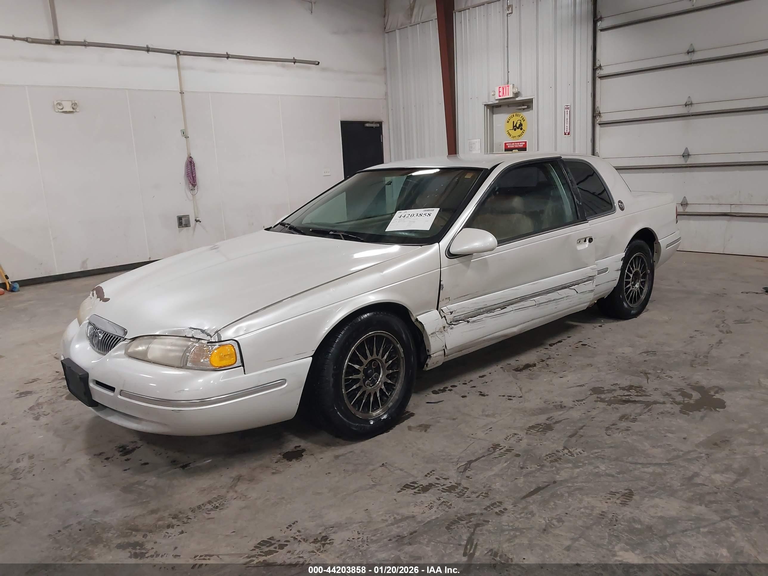 1997 Mercury Cougar Xr7 White vin: 1MELM62W3VH618474