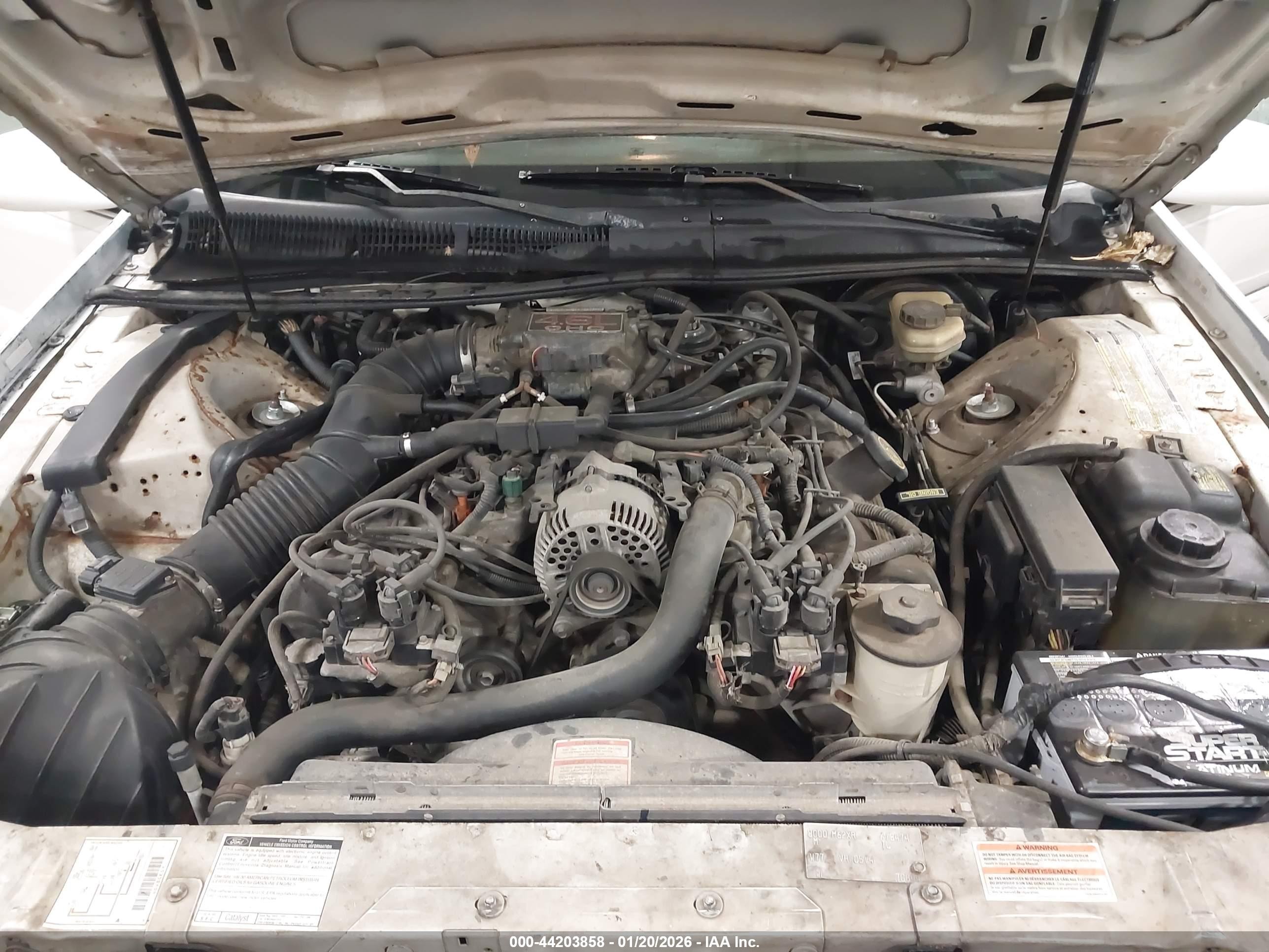 1997 Mercury Cougar Xr7 White vin: 1MELM62W3VH618474
