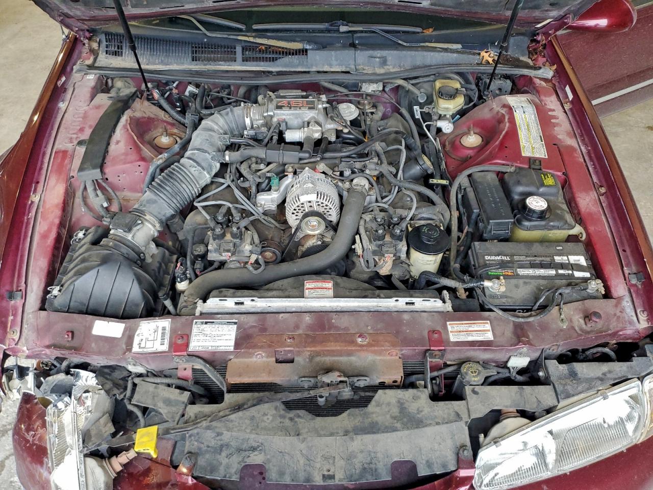 1997 Mercury Cougar Xr7 Maroon vin: 1MELM62W4VH605619