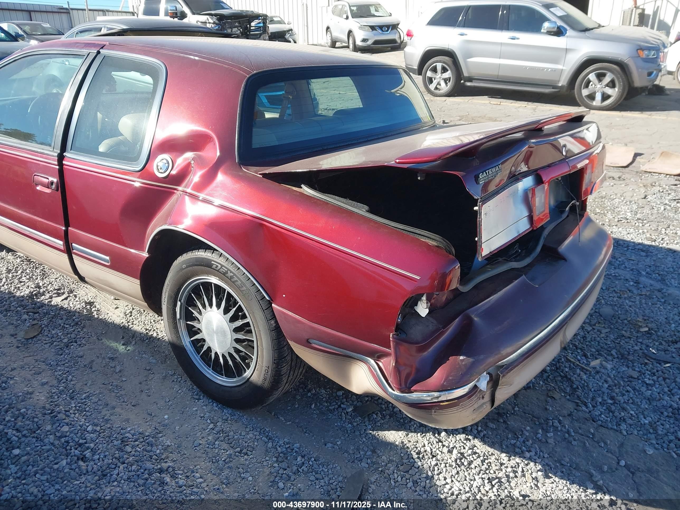1997 Mercury Cougar Xr7 Maroon vin: 1MELM62W4VH629192