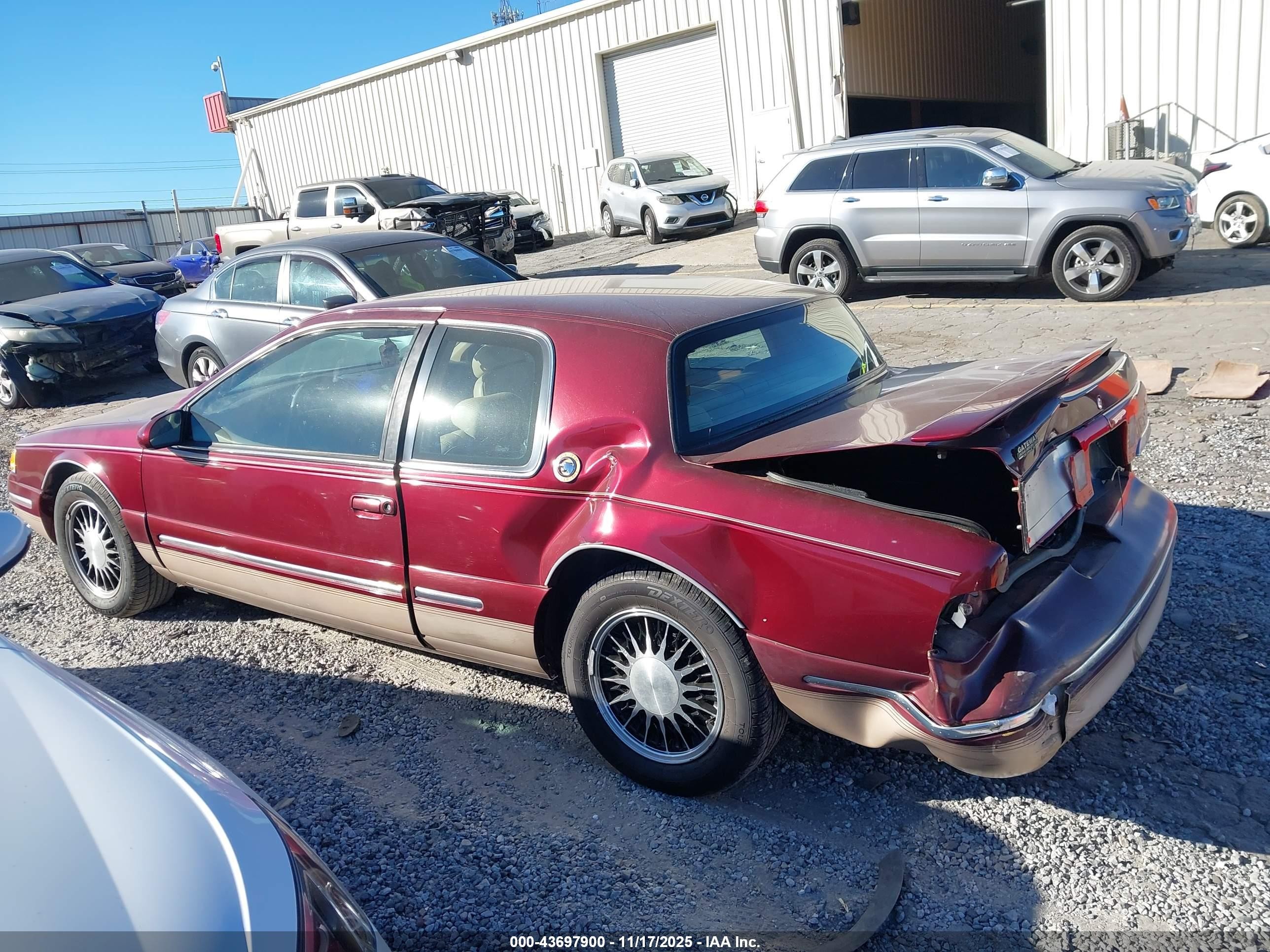 1997 Mercury Cougar Xr7 Maroon vin: 1MELM62W4VH629192