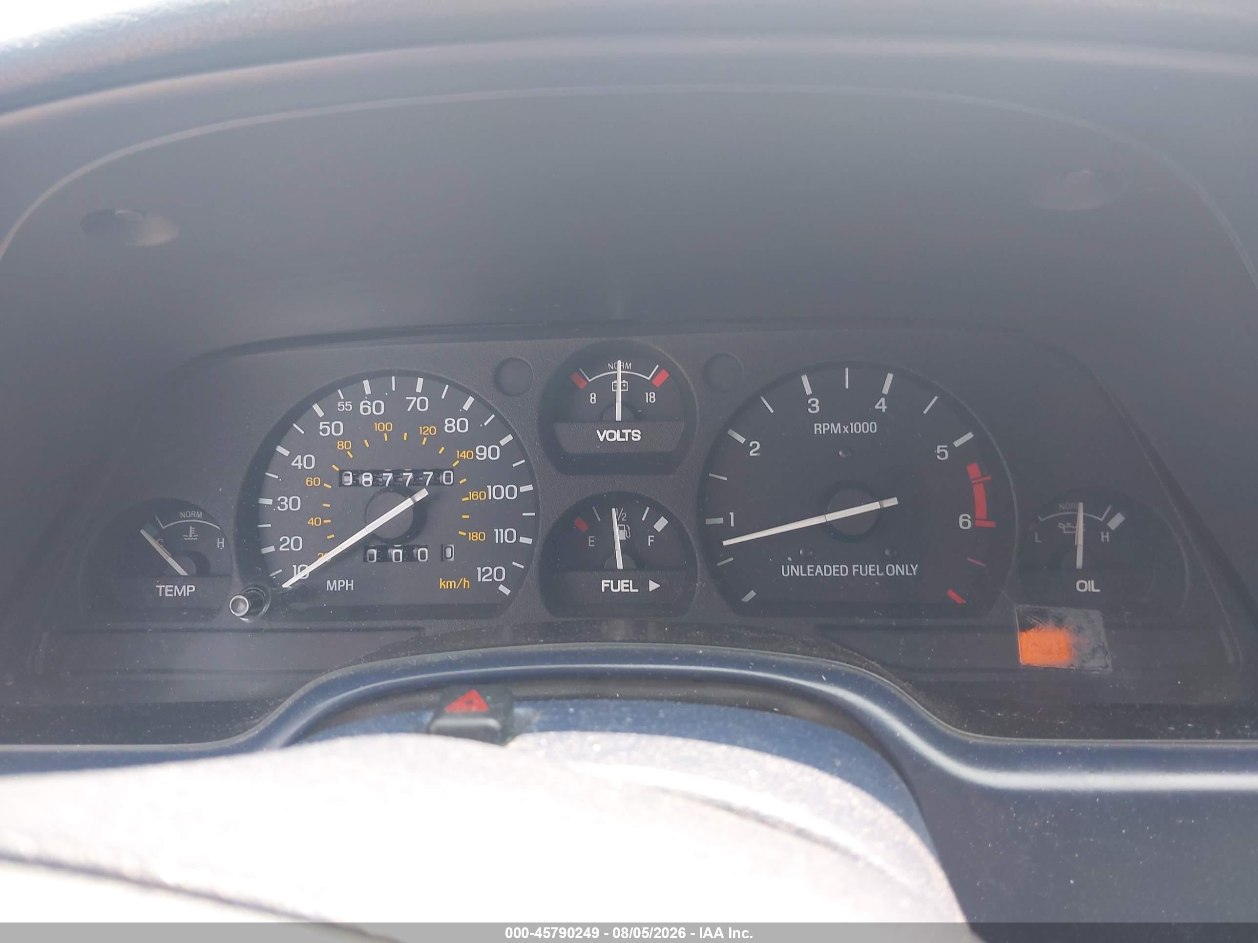 1995 Mercury Cougar Xr7 White vin: 1MELM62W6SH637158