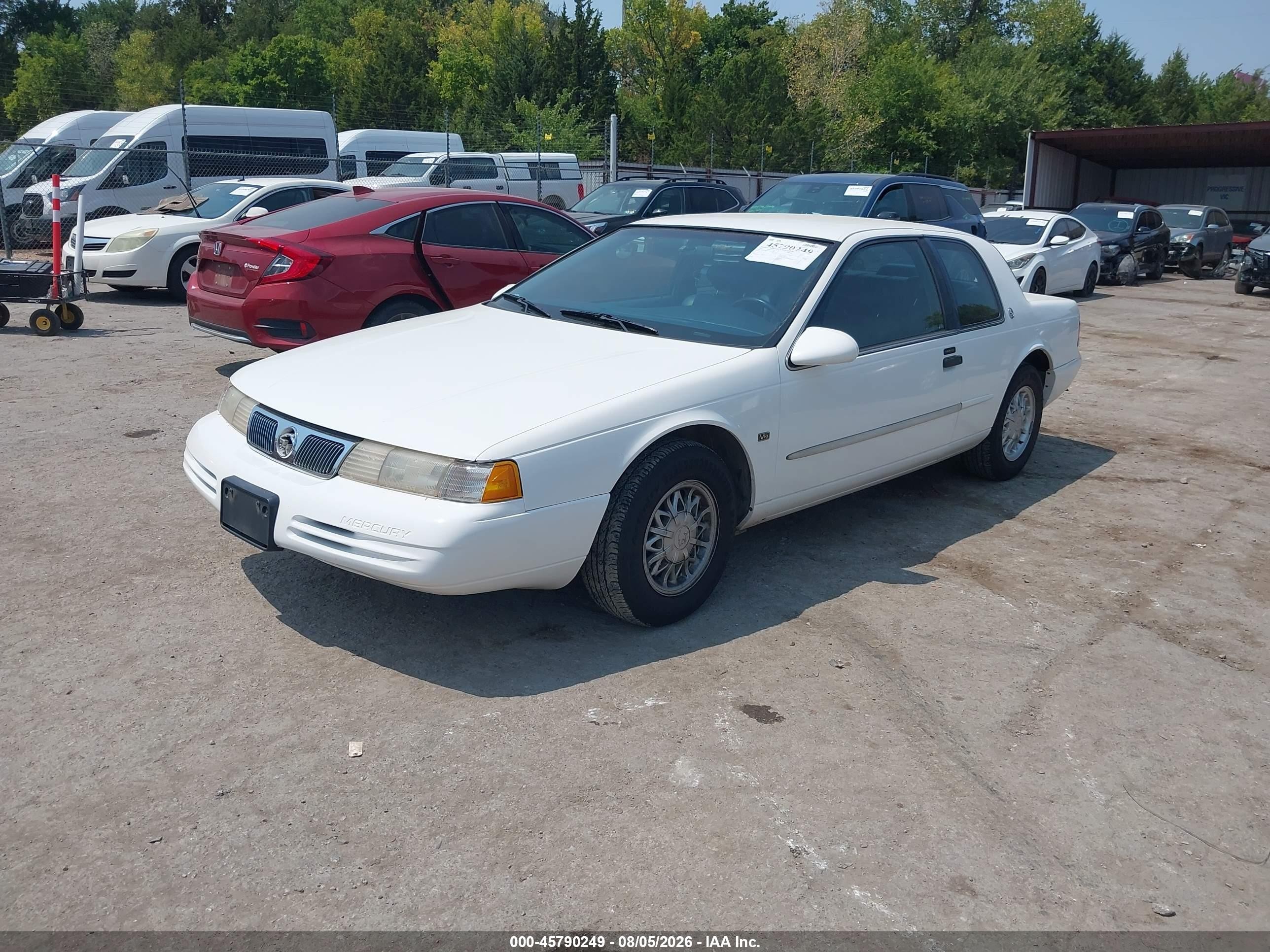 1995 Mercury Cougar Xr7 White vin: 1MELM62W6SH637158
