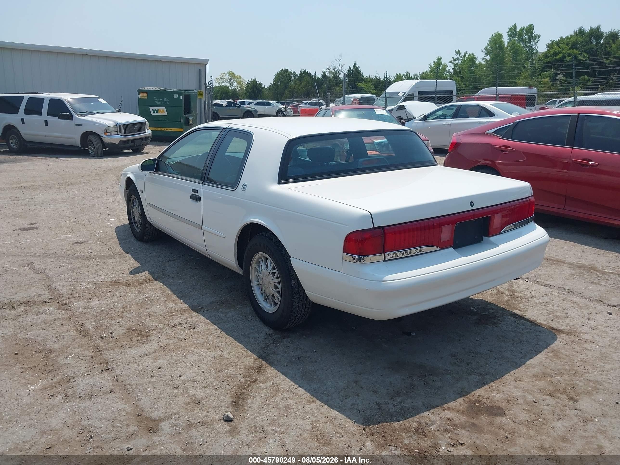 1995 Mercury Cougar Xr7 White vin: 1MELM62W6SH637158