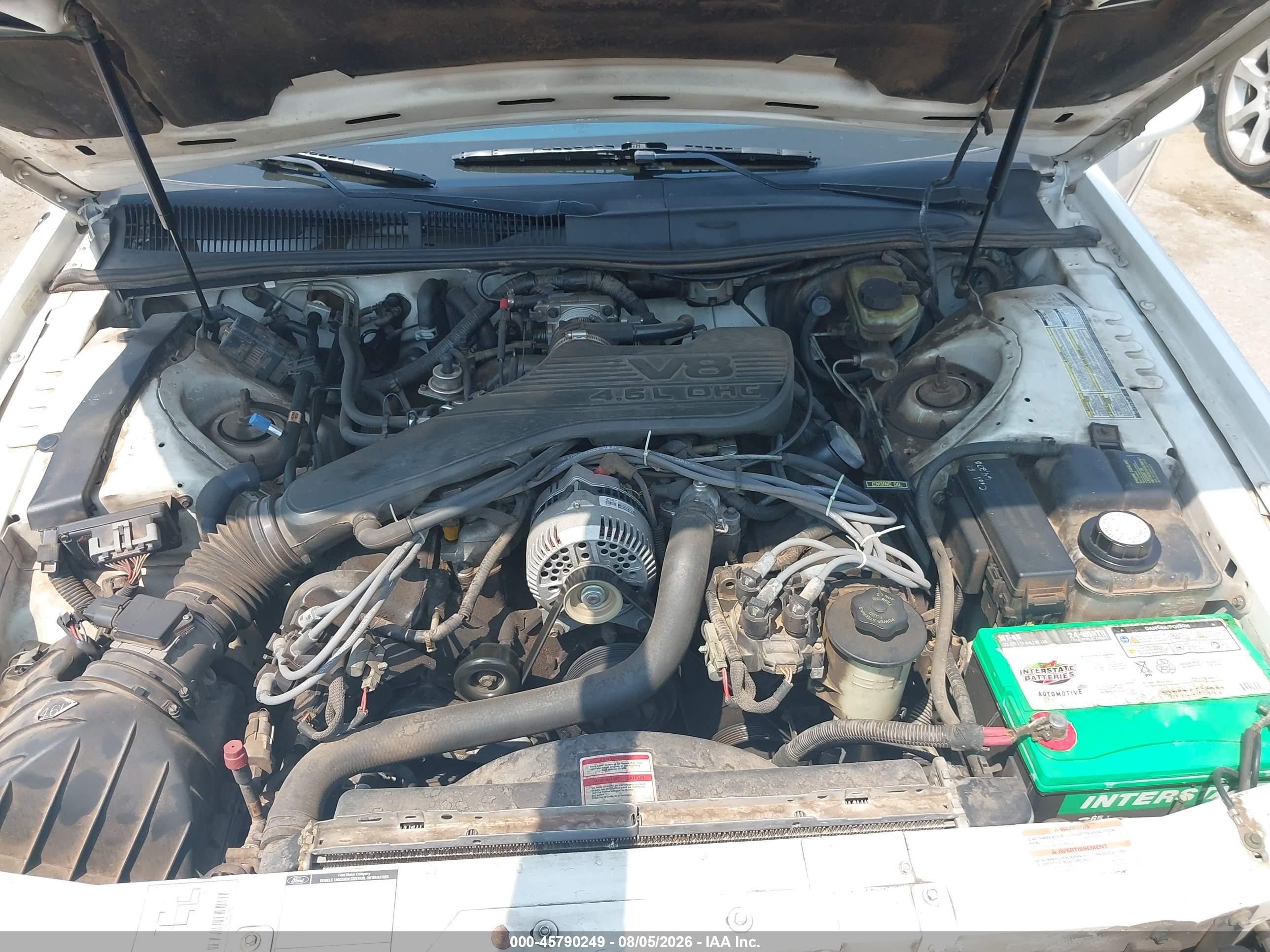 1995 Mercury Cougar Xr7 White vin: 1MELM62W6SH637158