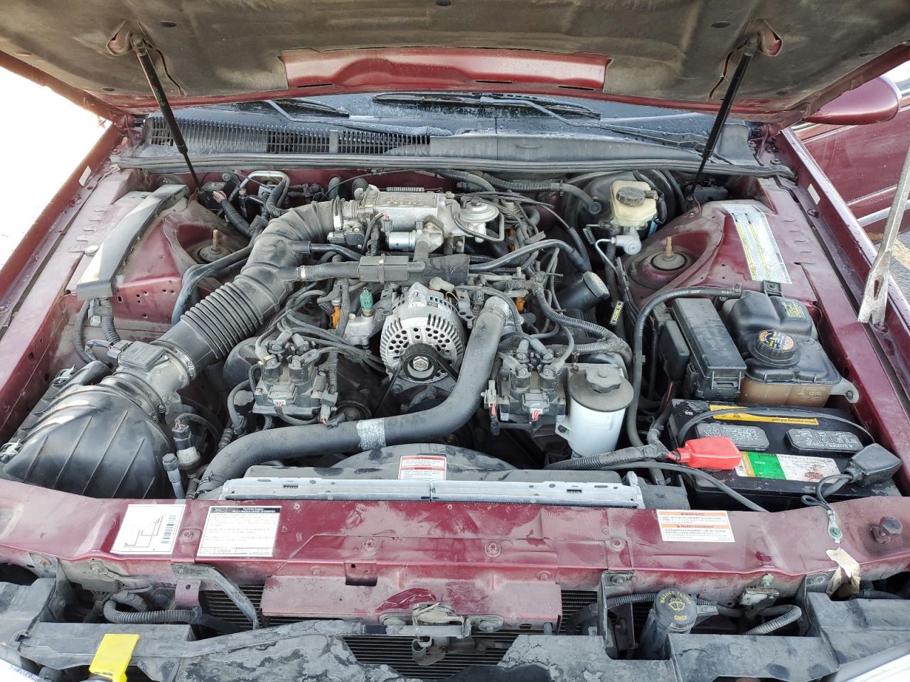 1997 Mercury Cougar Xr7 Burgundy vin: 1MELM62W6VH635558