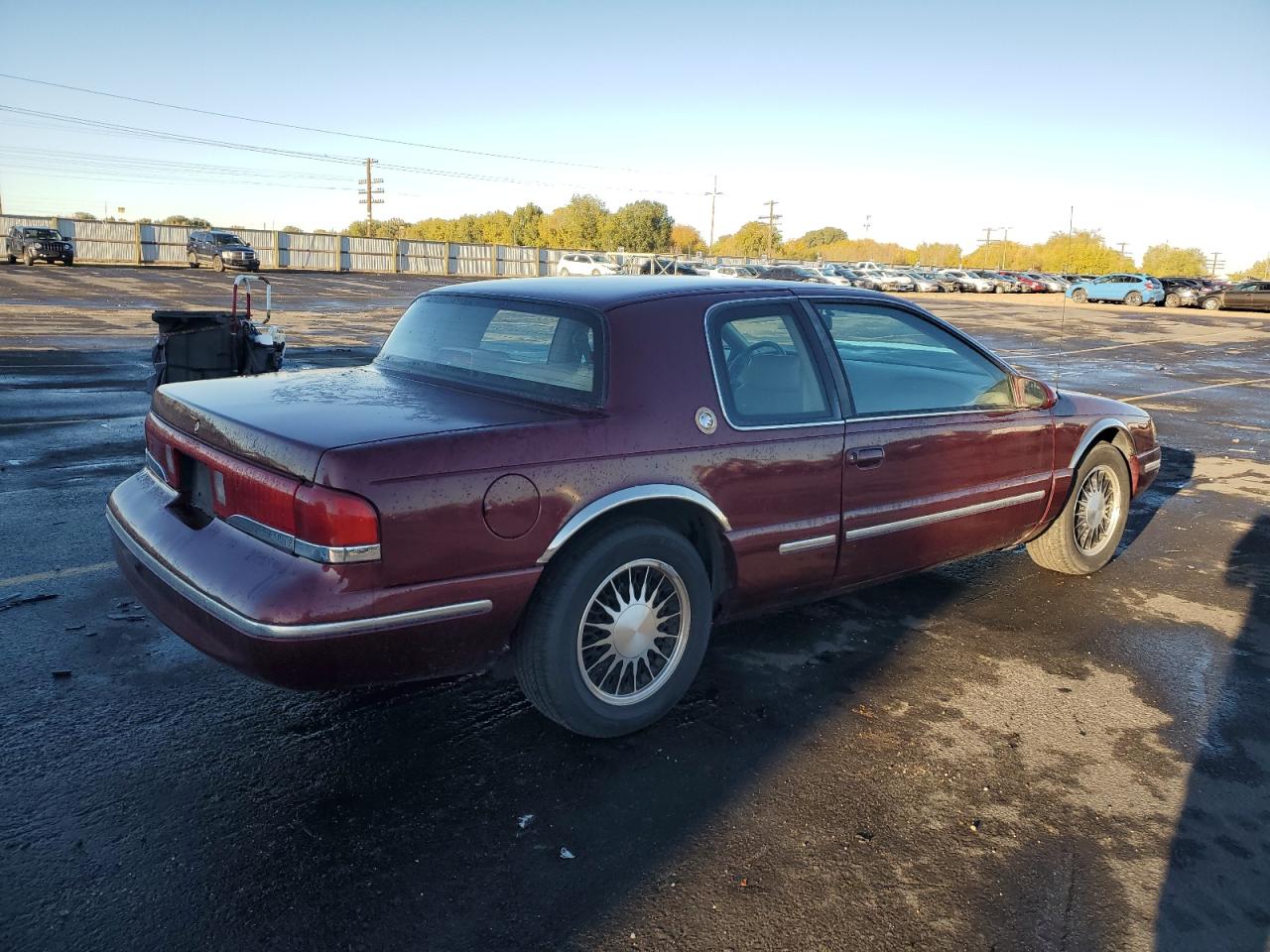 1997 Mercury Cougar Xr7 Burgundy vin: 1MELM62W6VH635558