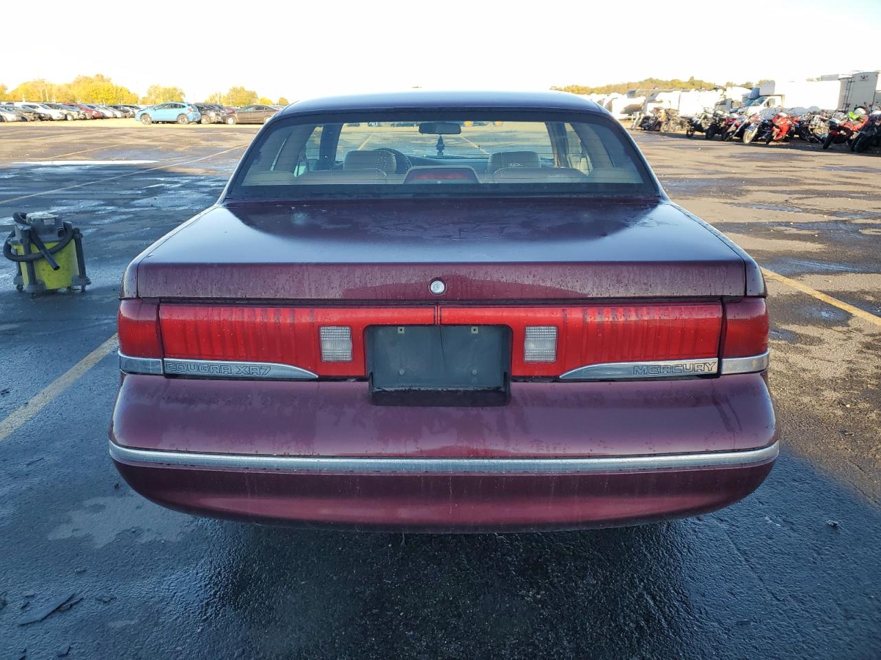 1997 Mercury Cougar Xr7 Burgundy vin: 1MELM62W6VH635558