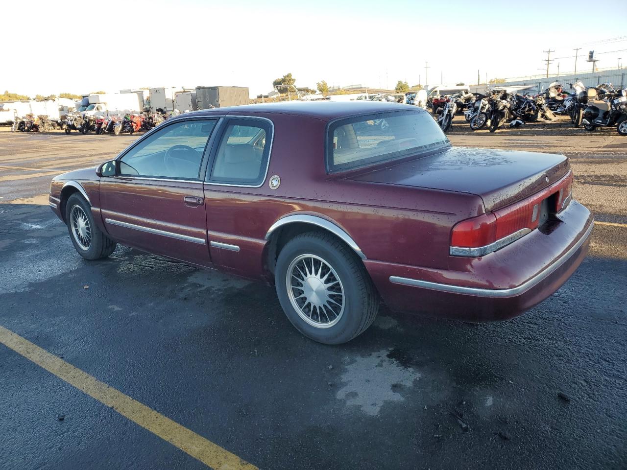 1997 Mercury Cougar Xr7 Burgundy vin: 1MELM62W6VH635558