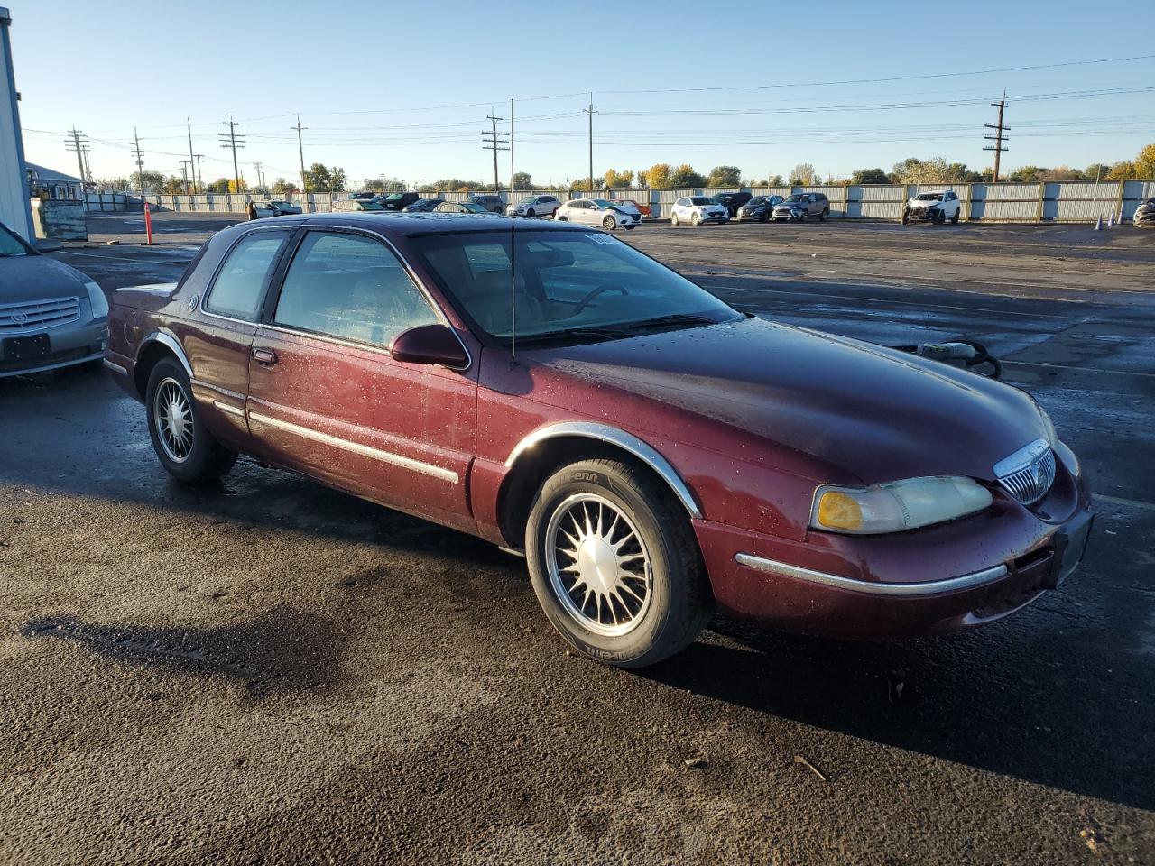 1997 Mercury Cougar Xr7 Burgundy vin: 1MELM62W6VH635558