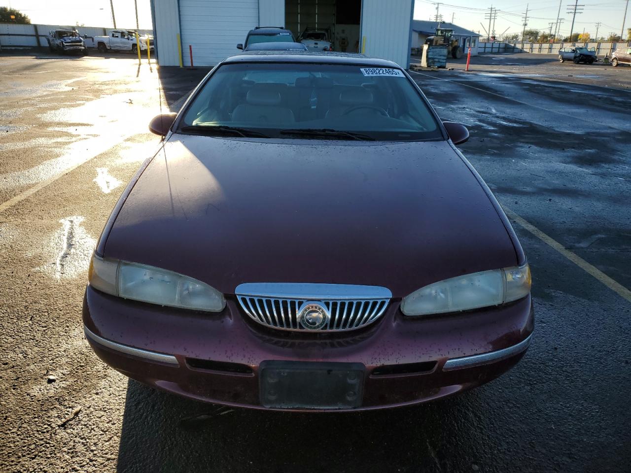 1997 Mercury Cougar Xr7 Burgundy vin: 1MELM62W6VH635558
