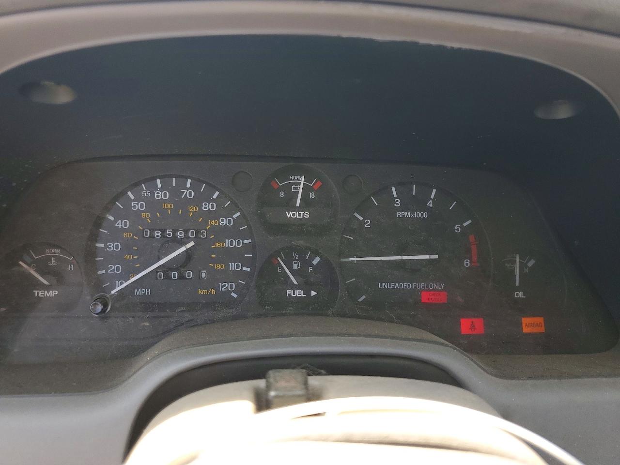 1995 Mercury Cougar Xr7 White vin: 1MELM62W7SH616481