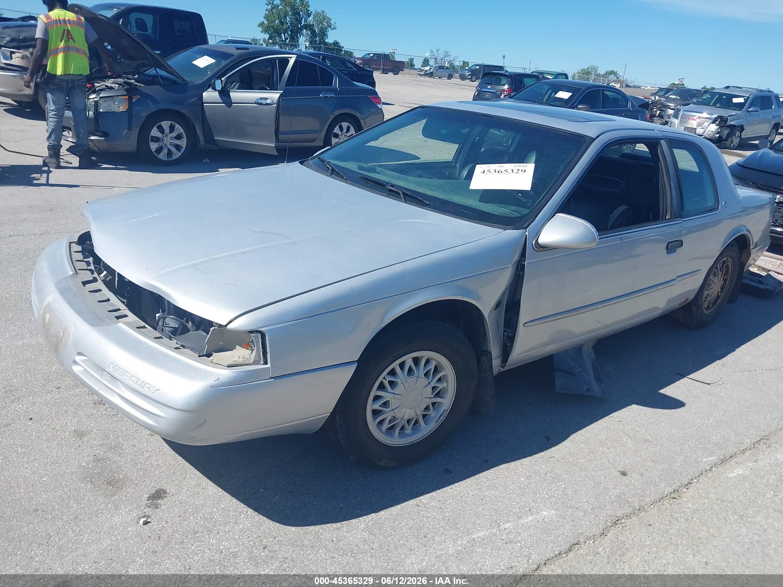 1995 Mercury Cougar Xr7 Silver vin: 1MELM62W7SH651926