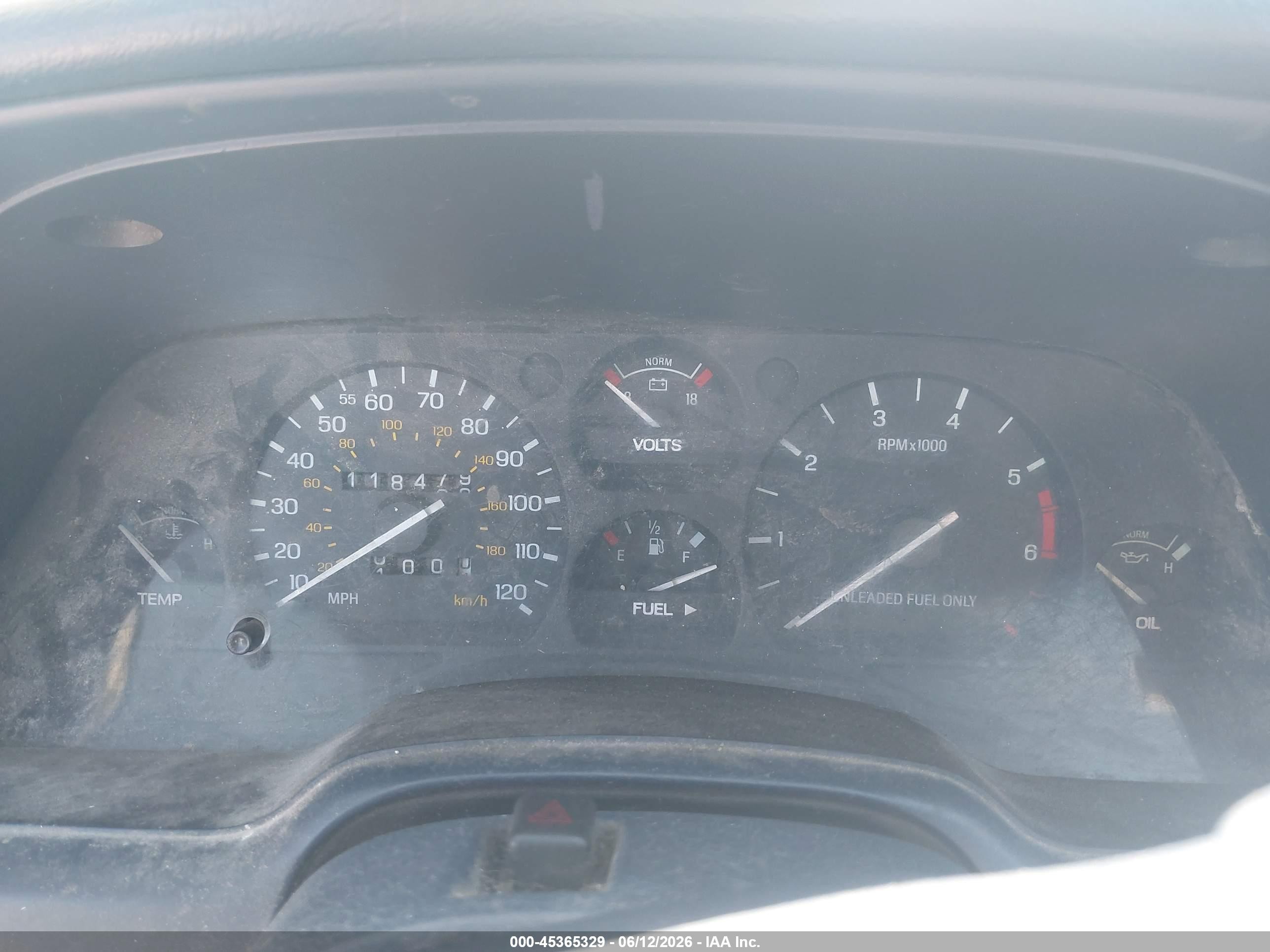 1995 Mercury Cougar Xr7 Silver vin: 1MELM62W7SH651926