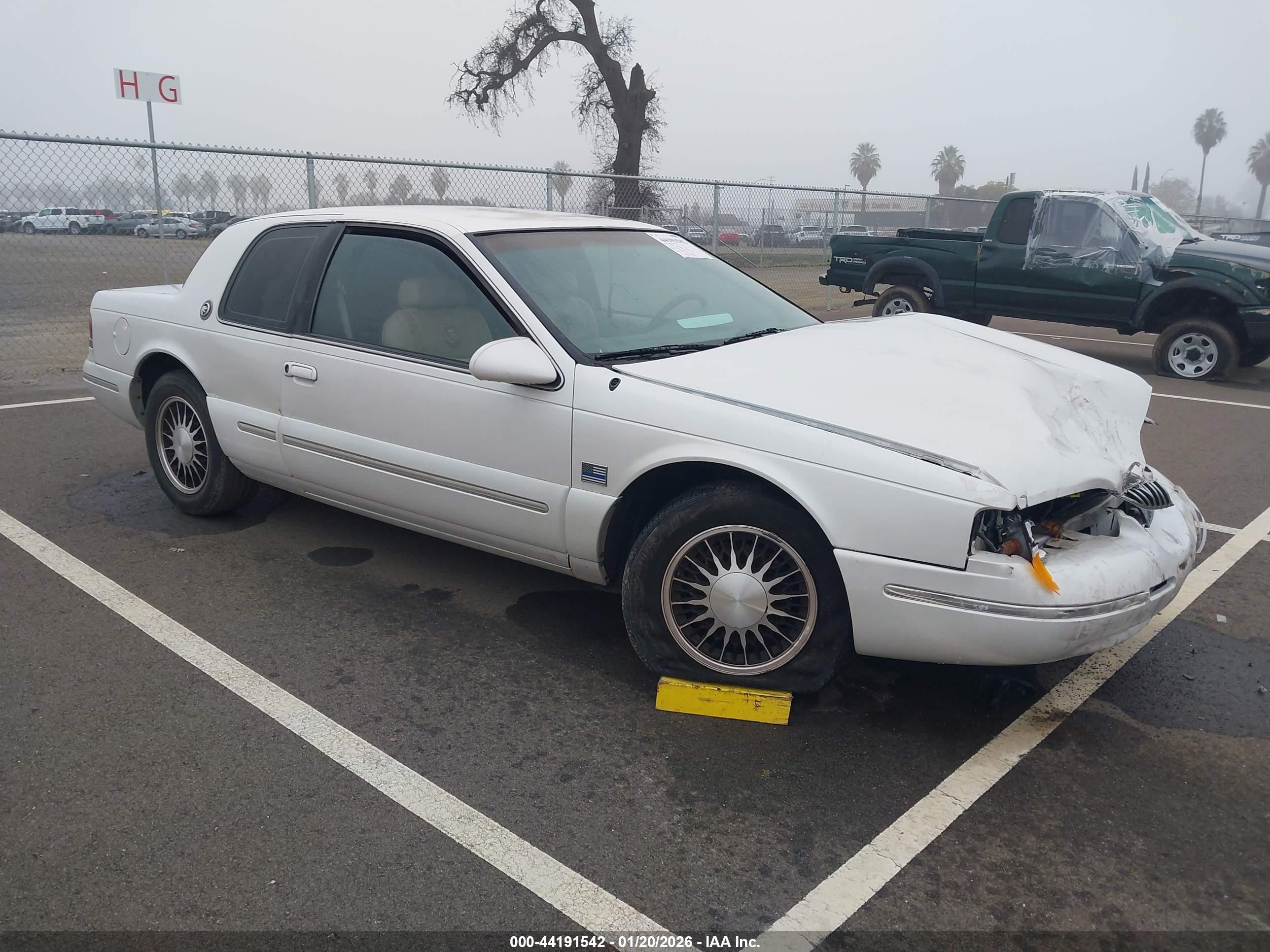 1997 Mercury Cougar Xr7 White vin: 1MELM62W7VH624858