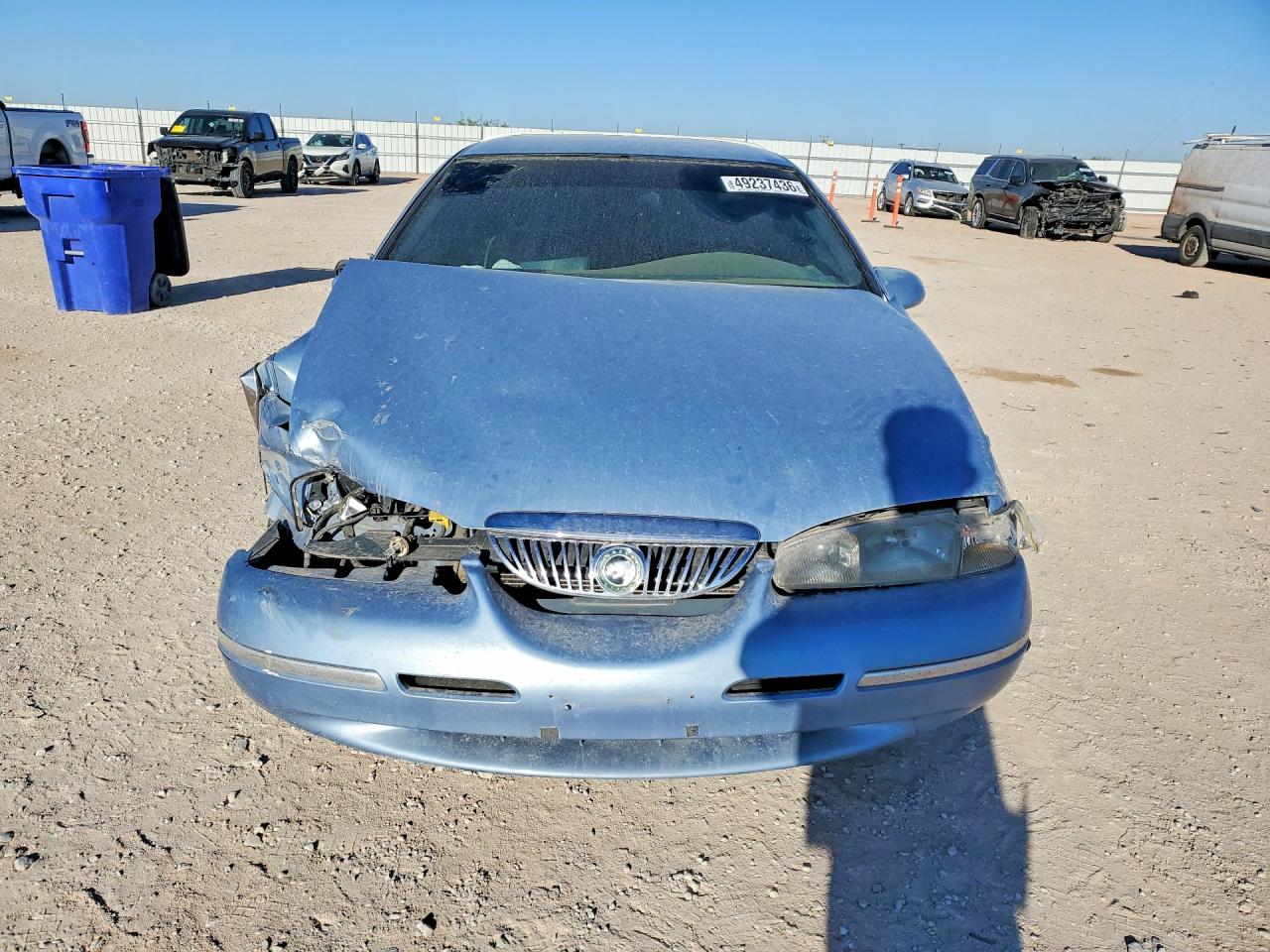 1997 Mercury Cougar Xr-7 Blue vin: 1MELM62W8VH605896