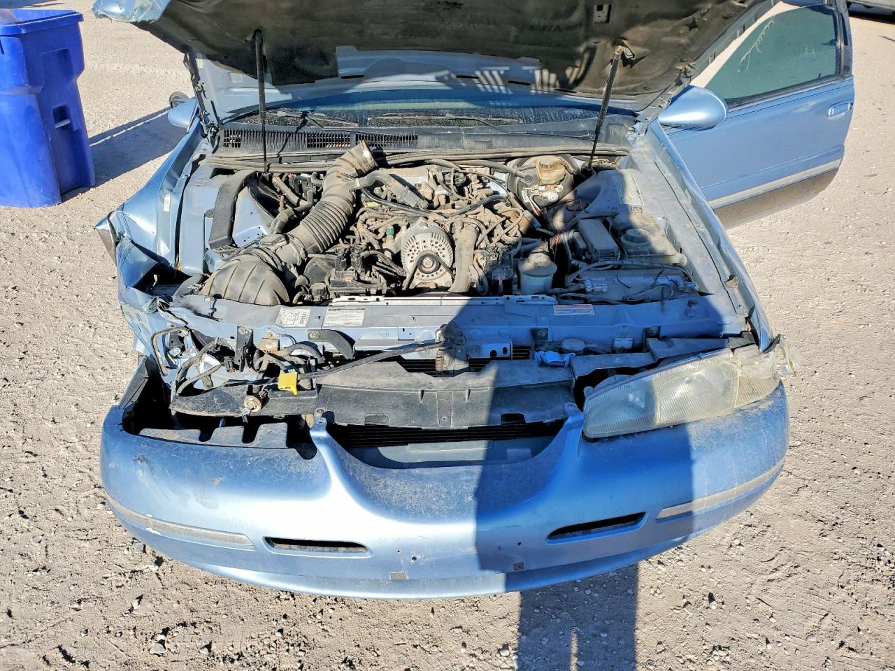 1997 Mercury Cougar Xr-7 Blue vin: 1MELM62W8VH605896