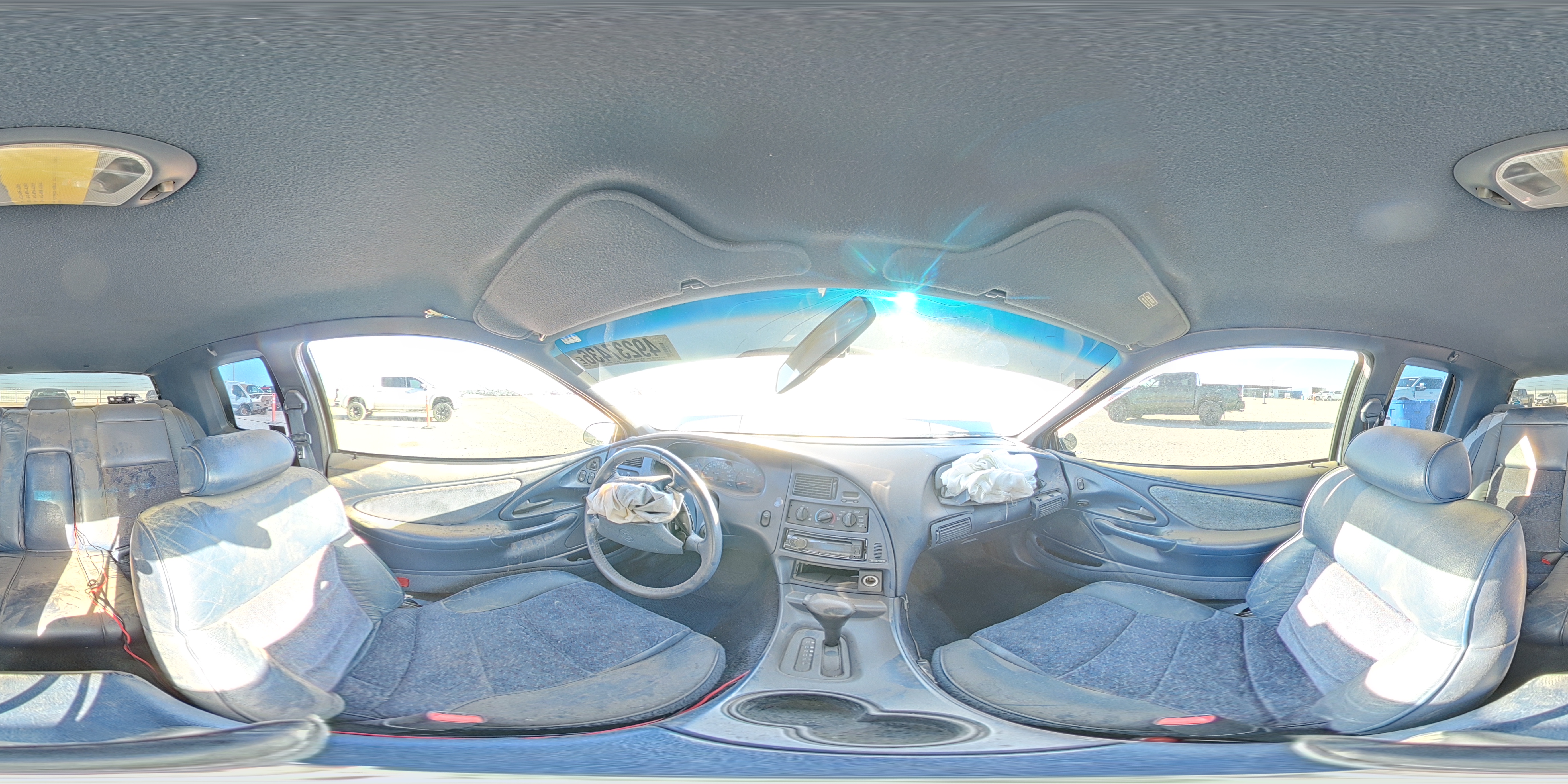 1997 Mercury Cougar Xr-7 Blue vin: 1MELM62W8VH605896