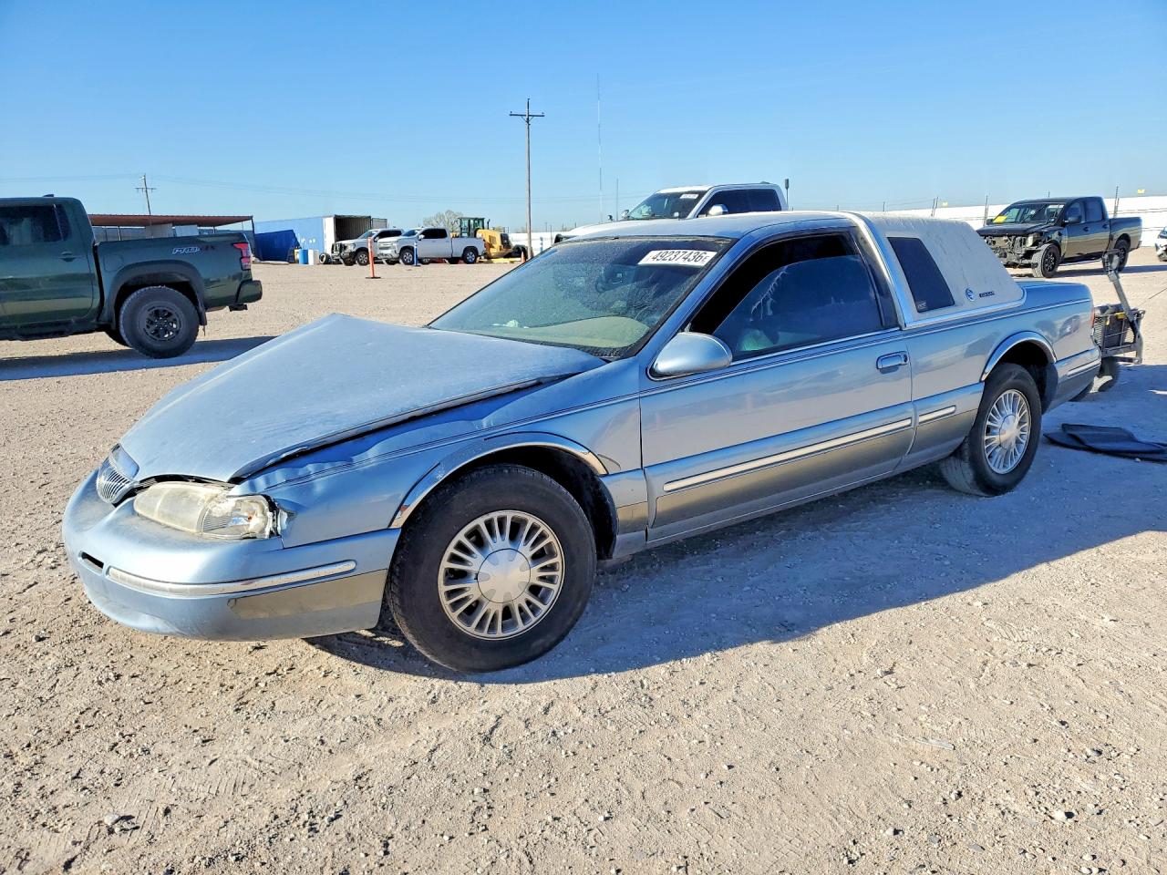 1997 Mercury Cougar Xr-7 Blue vin: 1MELM62W8VH605896