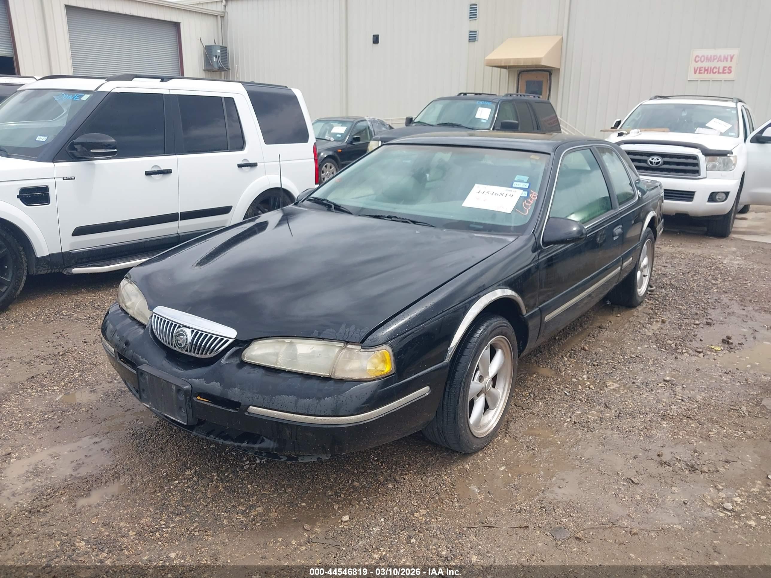 1997 Mercury Cougar Xr7 Black vin: 1MELM62W8VH622231