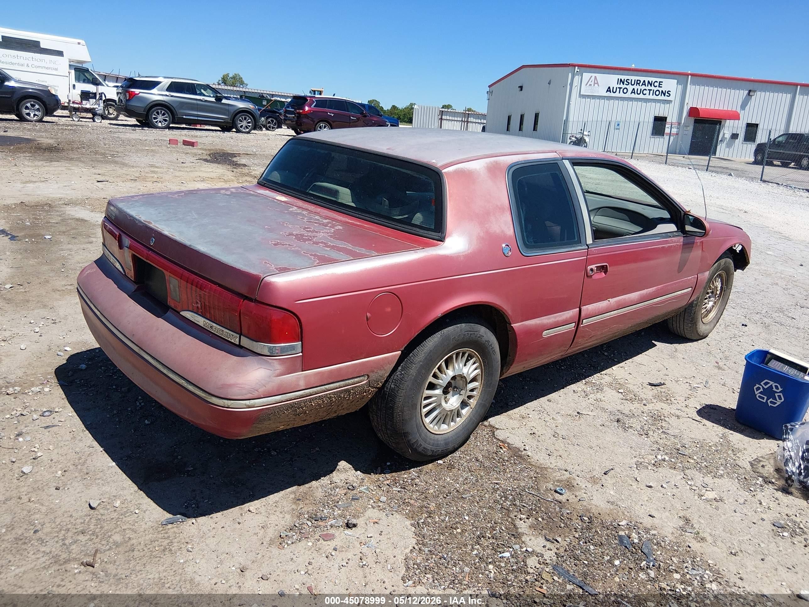 1997 Mercury Cougar Xr7 Red vin: 1MELM62W9VH624005