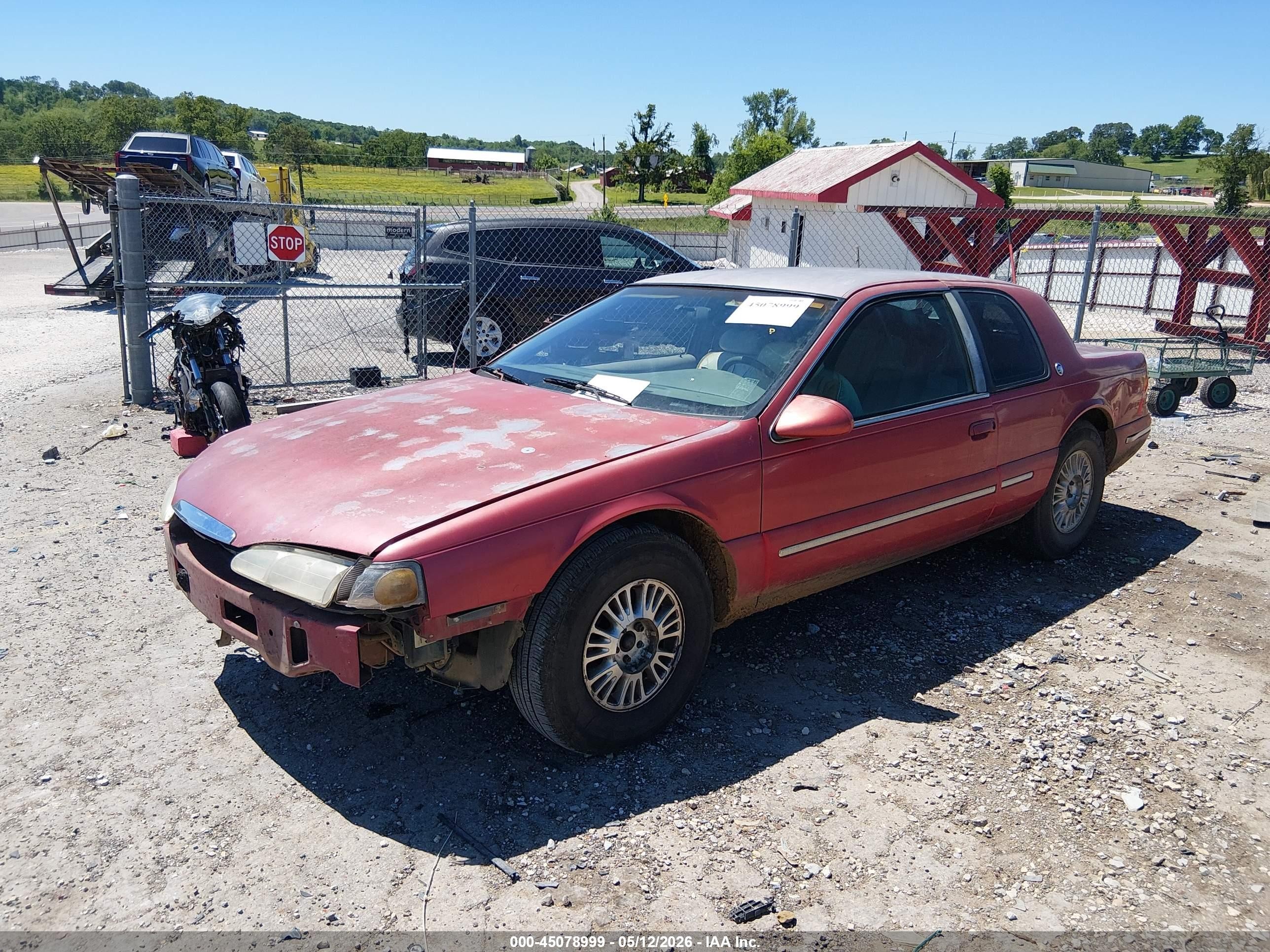 1997 Mercury Cougar Xr7 Red vin: 1MELM62W9VH624005