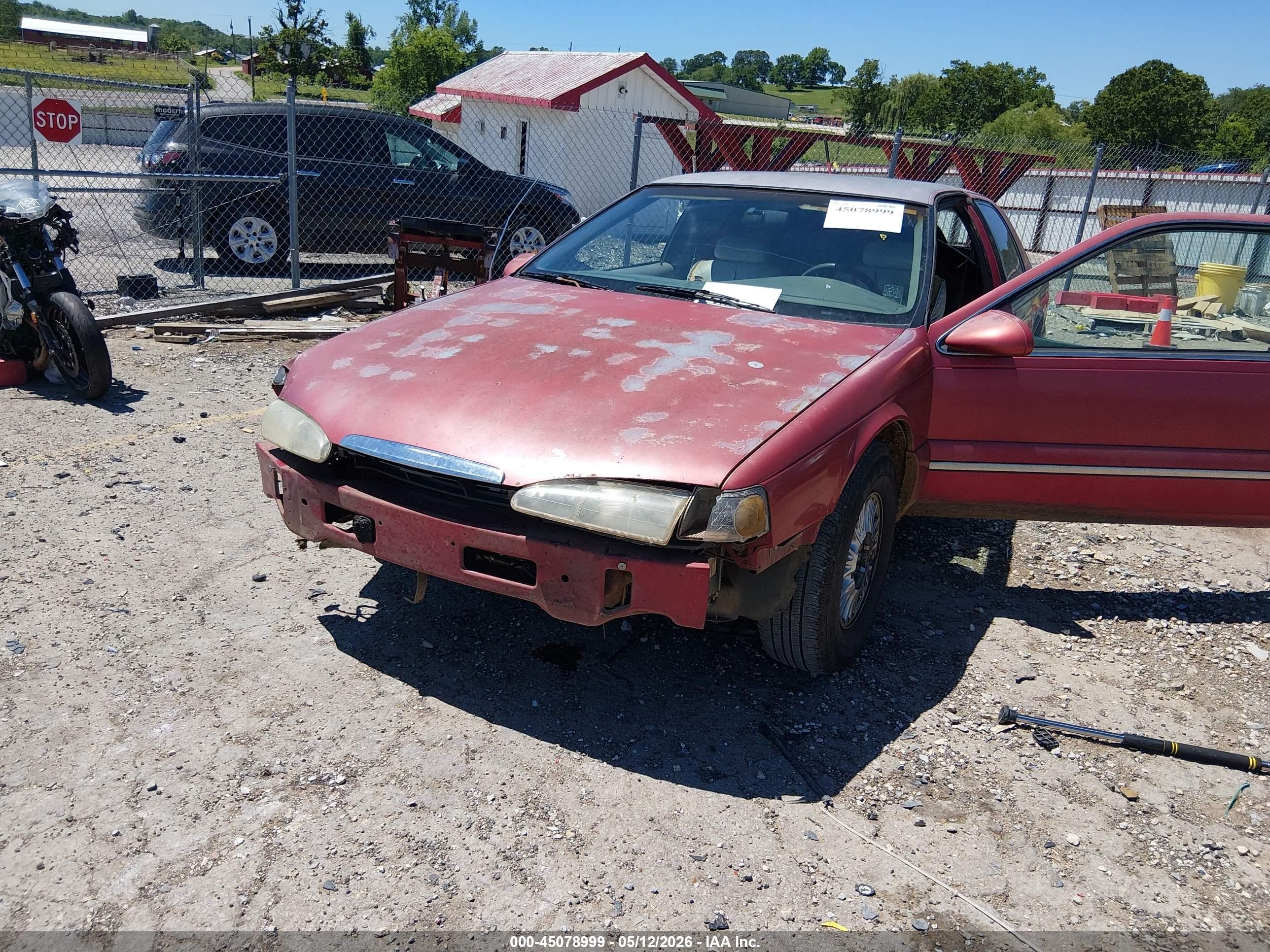 1997 Mercury Cougar Xr7 Red vin: 1MELM62W9VH624005