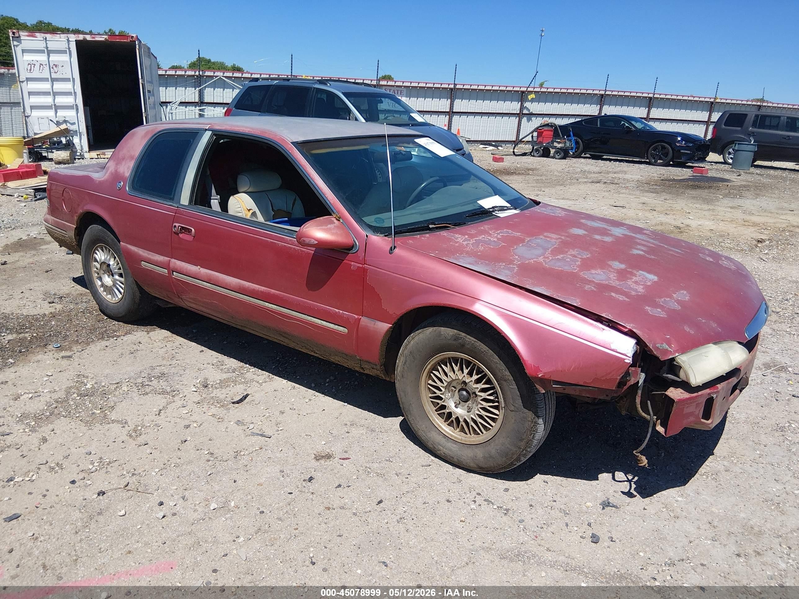 1997 Mercury Cougar Xr7 Red vin: 1MELM62W9VH624005