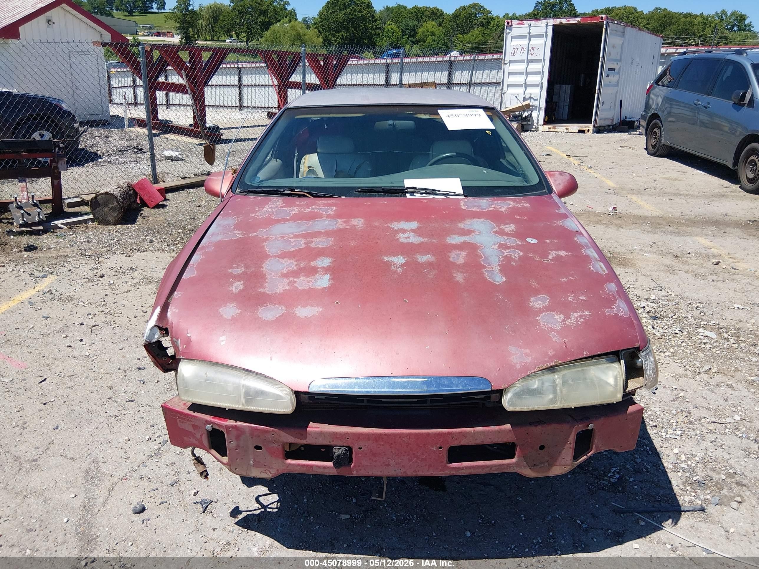 1997 Mercury Cougar Xr7 Red vin: 1MELM62W9VH624005