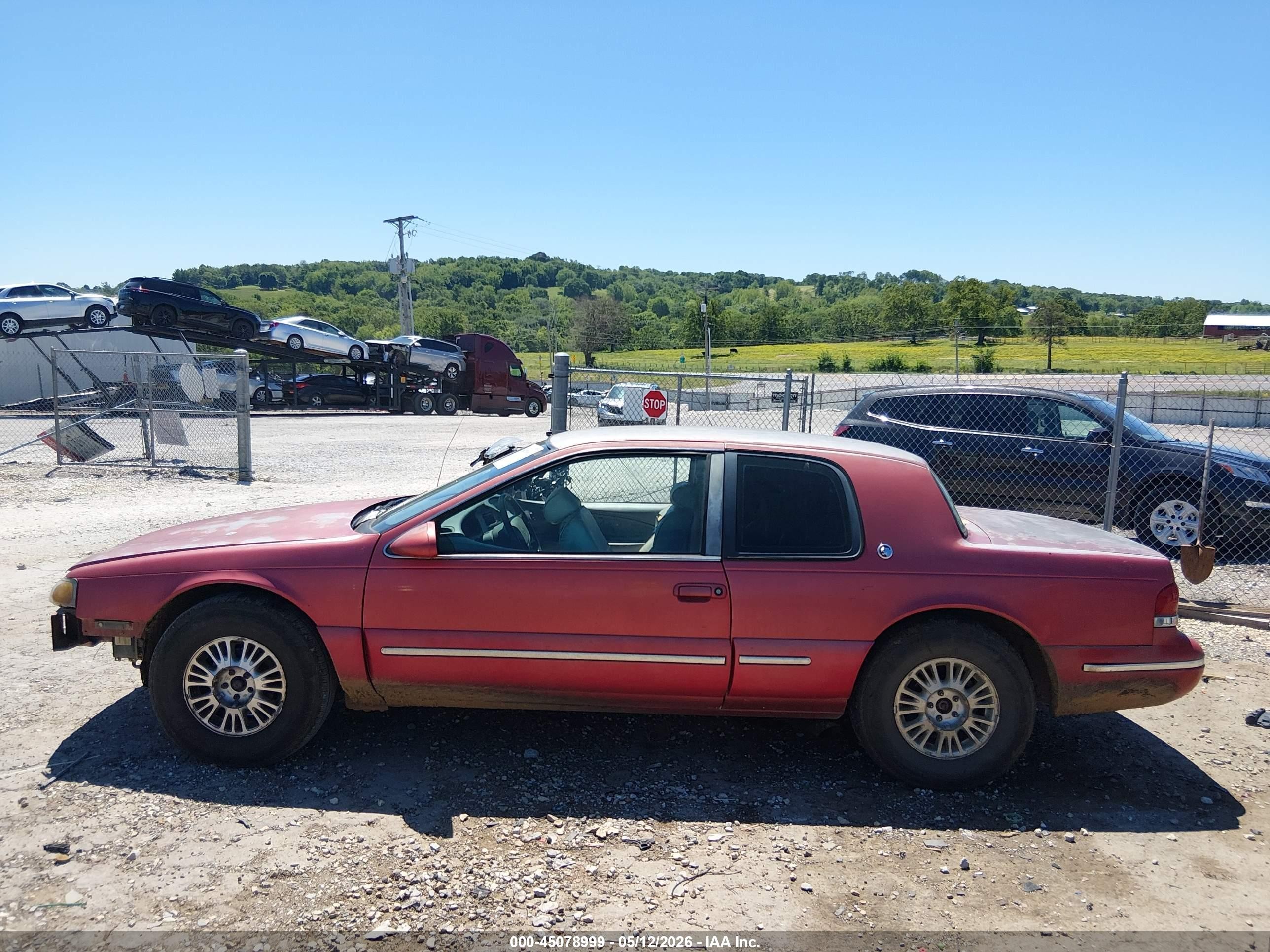 1997 Mercury Cougar Xr7 Red vin: 1MELM62W9VH624005