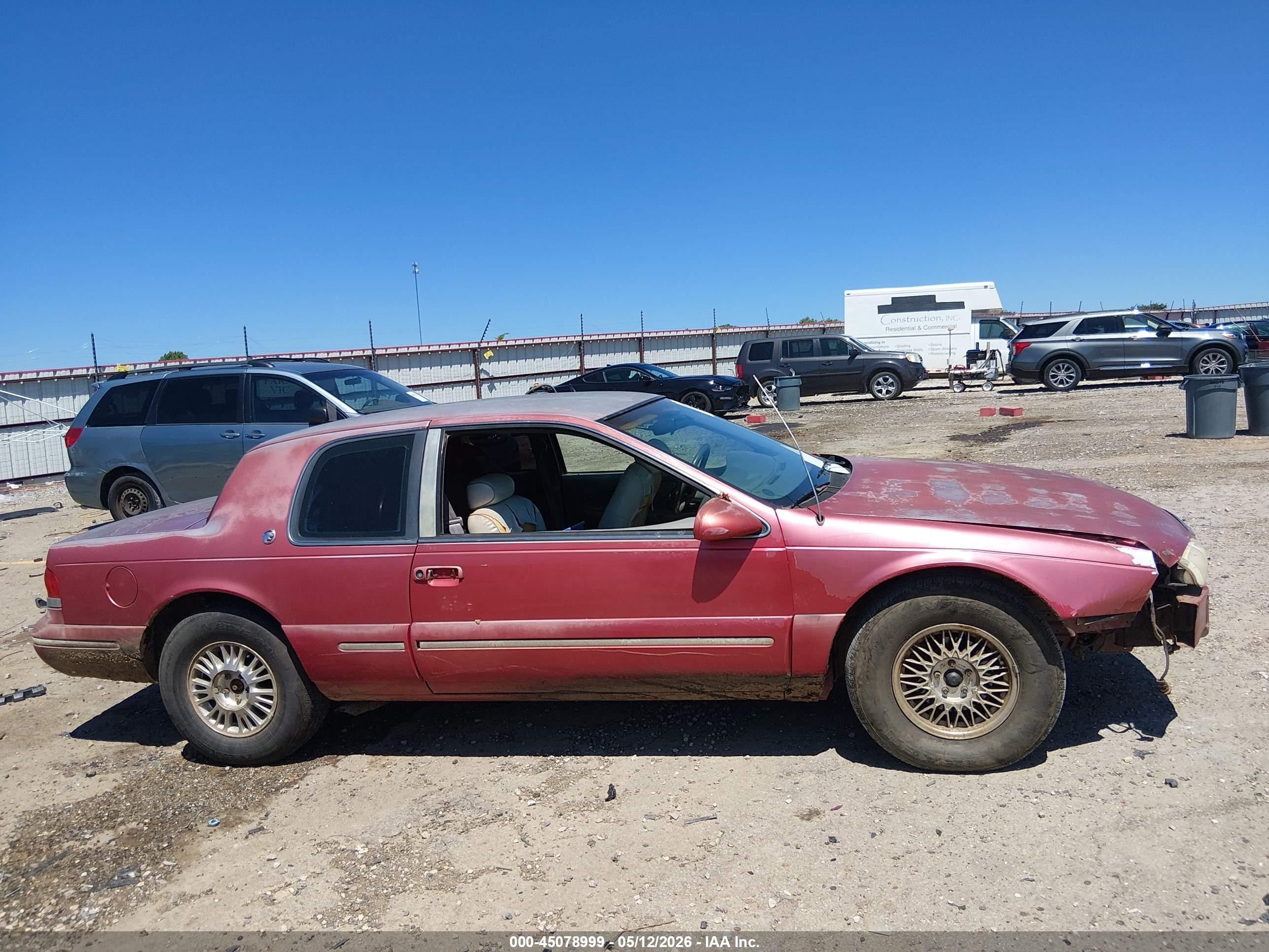 1997 Mercury Cougar Xr7 Red vin: 1MELM62W9VH624005