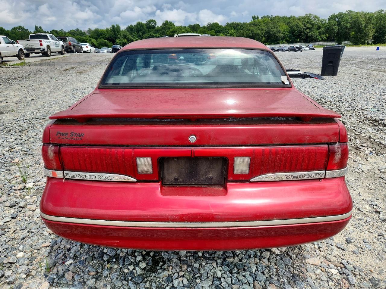 1997 Mercury Cougar Xr7 Red vin: 1MELM62W9VH630595