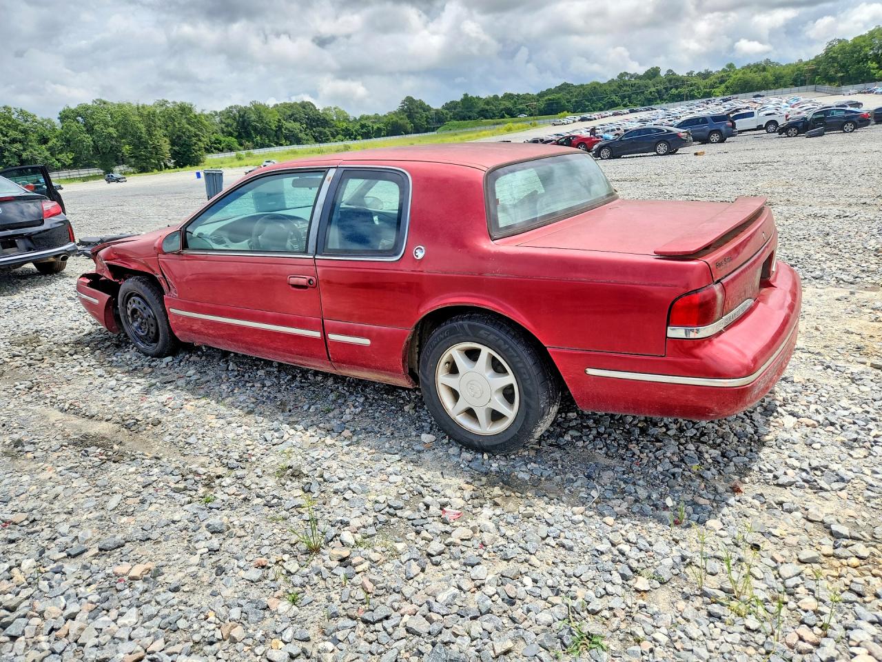 1997 Mercury Cougar Xr7 Red vin: 1MELM62W9VH630595
