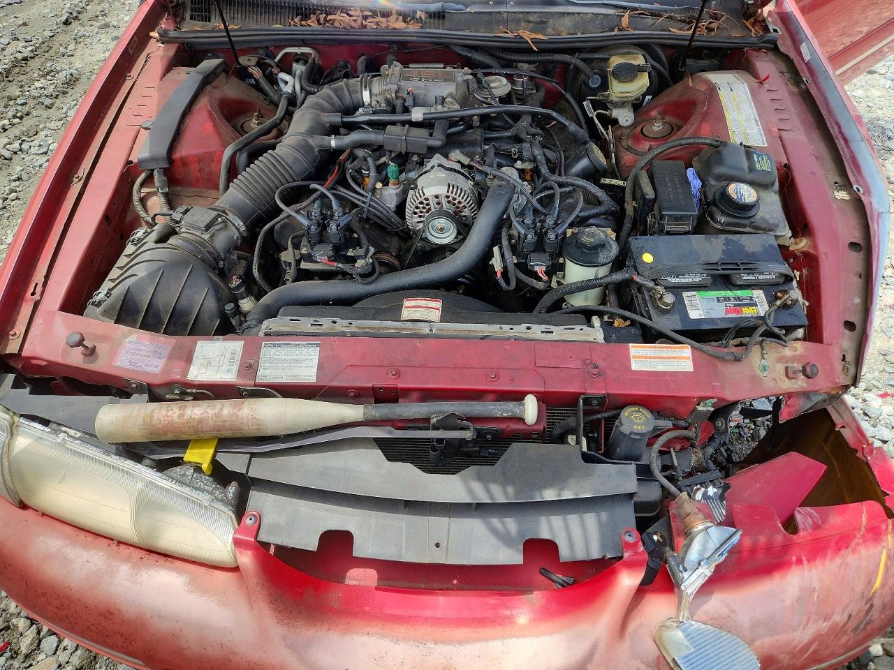 1997 Mercury Cougar Xr7 Red vin: 1MELM62W9VH630595