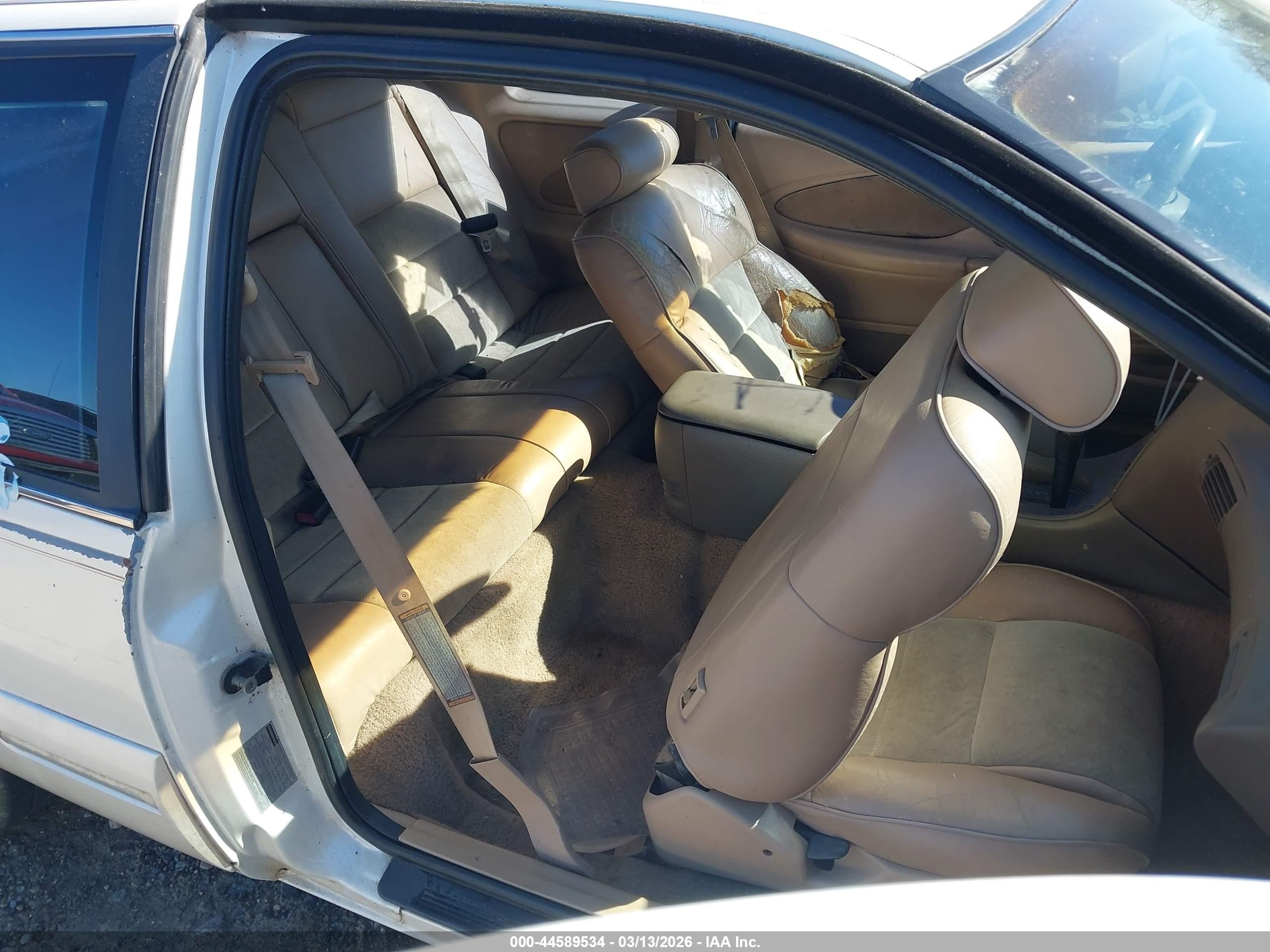 1997 Mercury Cougar Xr7 White vin: 1MELM62WXVH600084