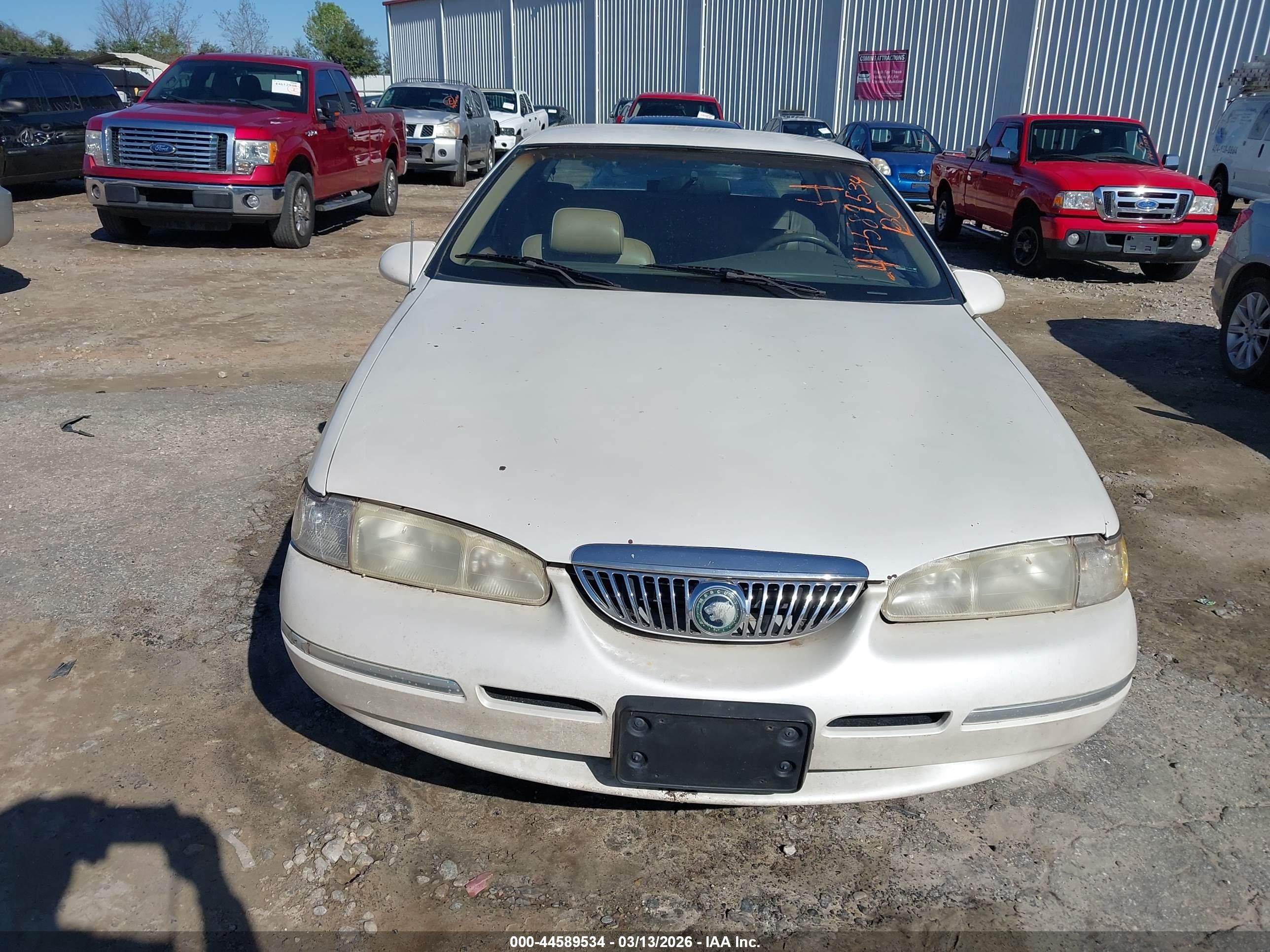 1997 Mercury Cougar Xr7 White vin: 1MELM62WXVH600084
